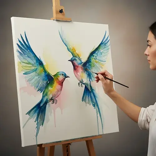 Watercolor Birds
