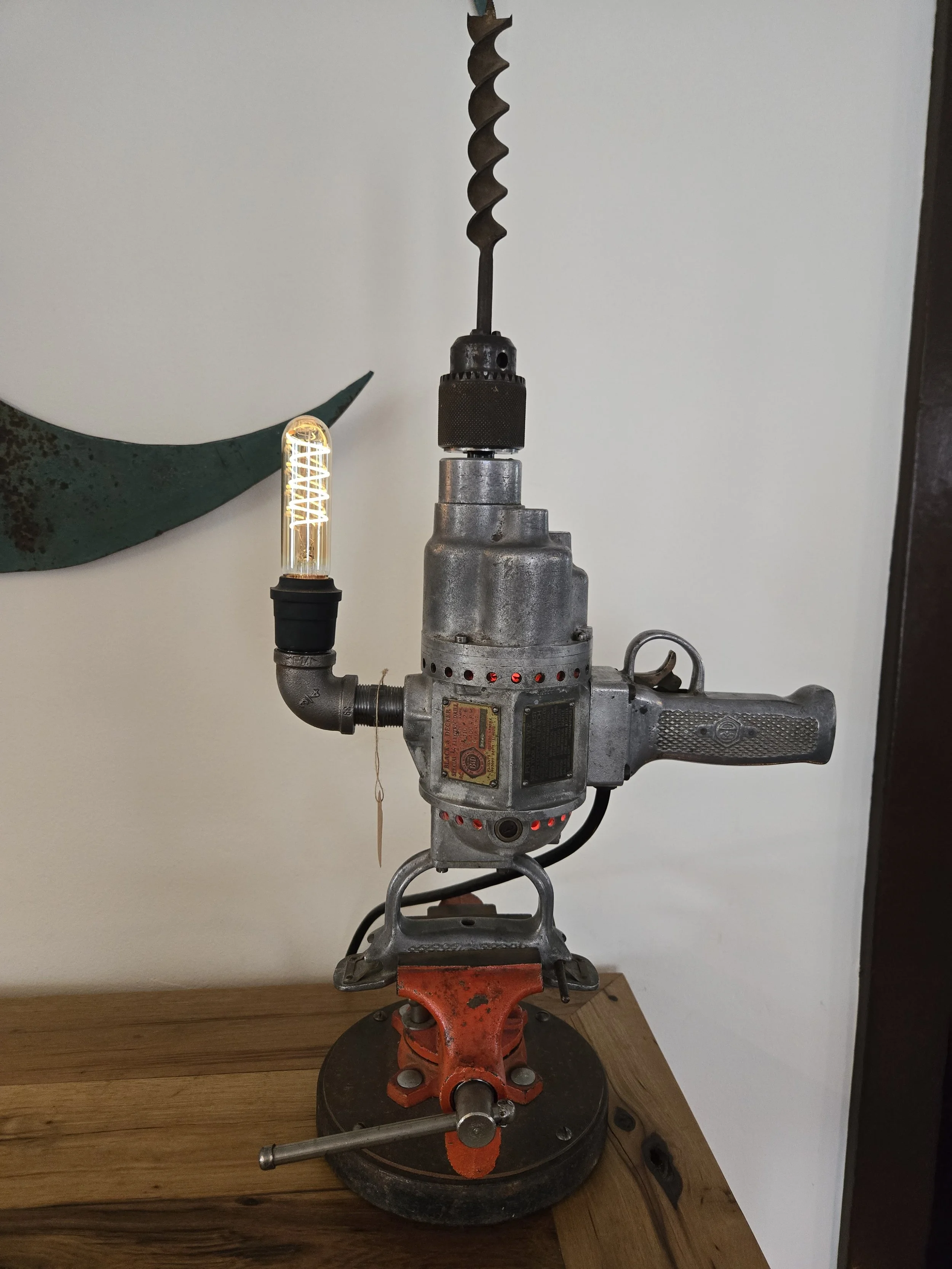 table top drill lamp
