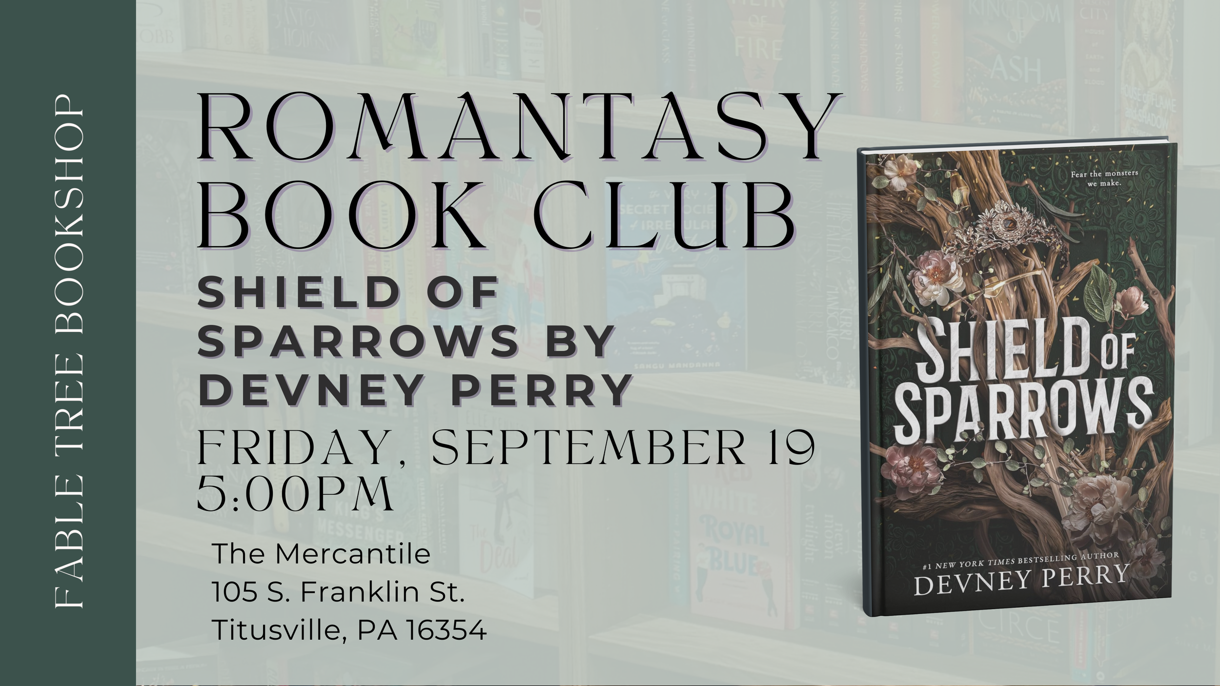 Romantasy Book Club: Shield of Sparrows by Devney Perry