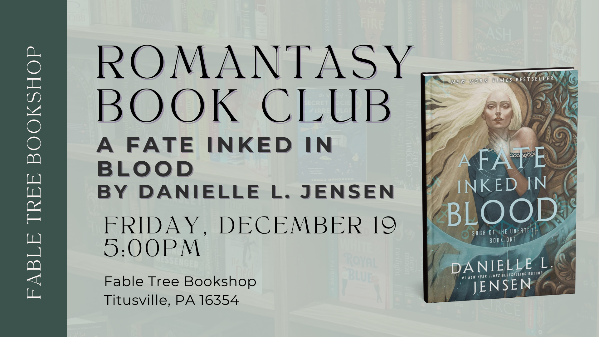 Romantasy Book Club: A Fate Inked in Blood