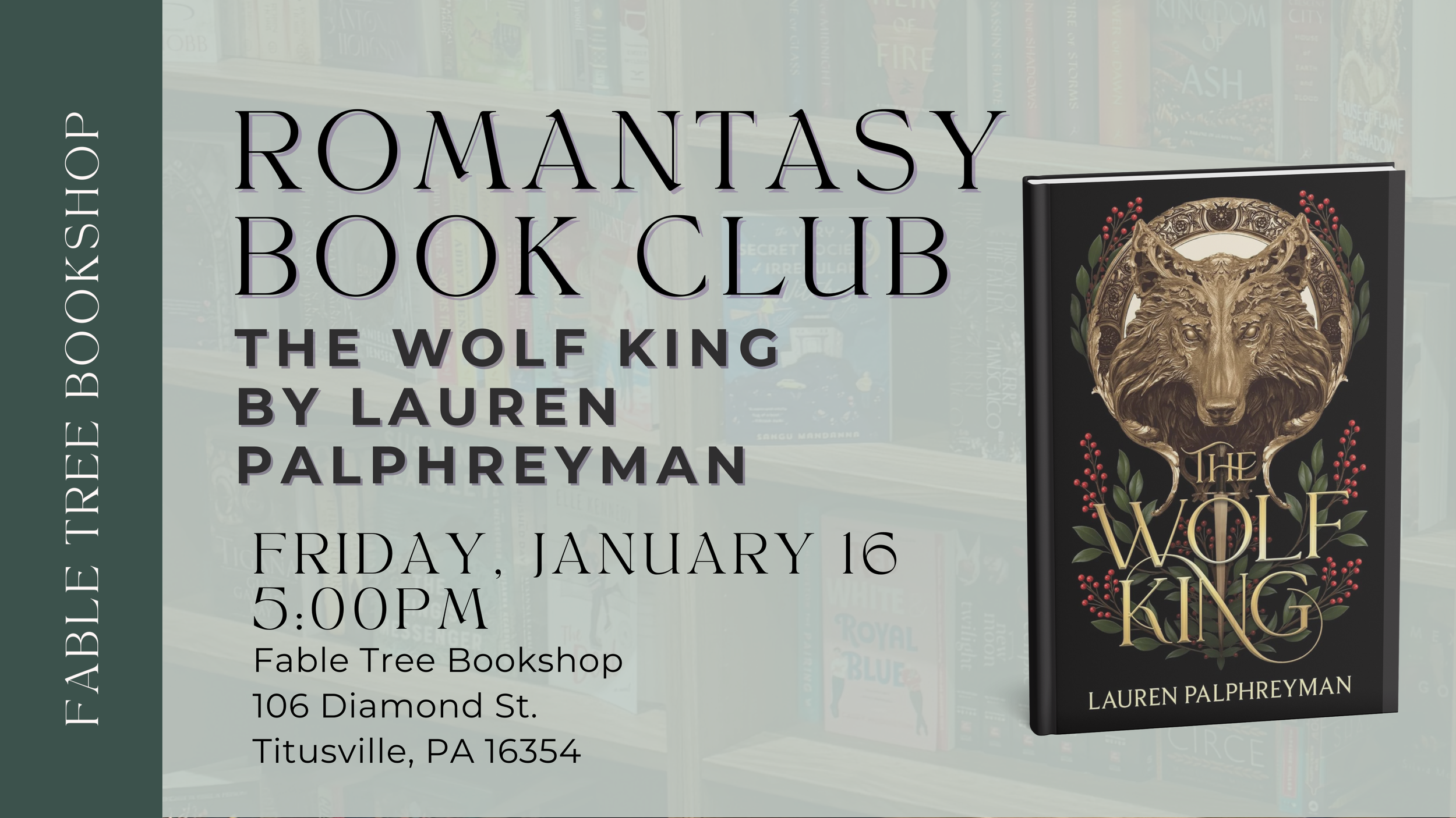 Romantasy Book Club: The Wolf King by Lauren Palphreyman