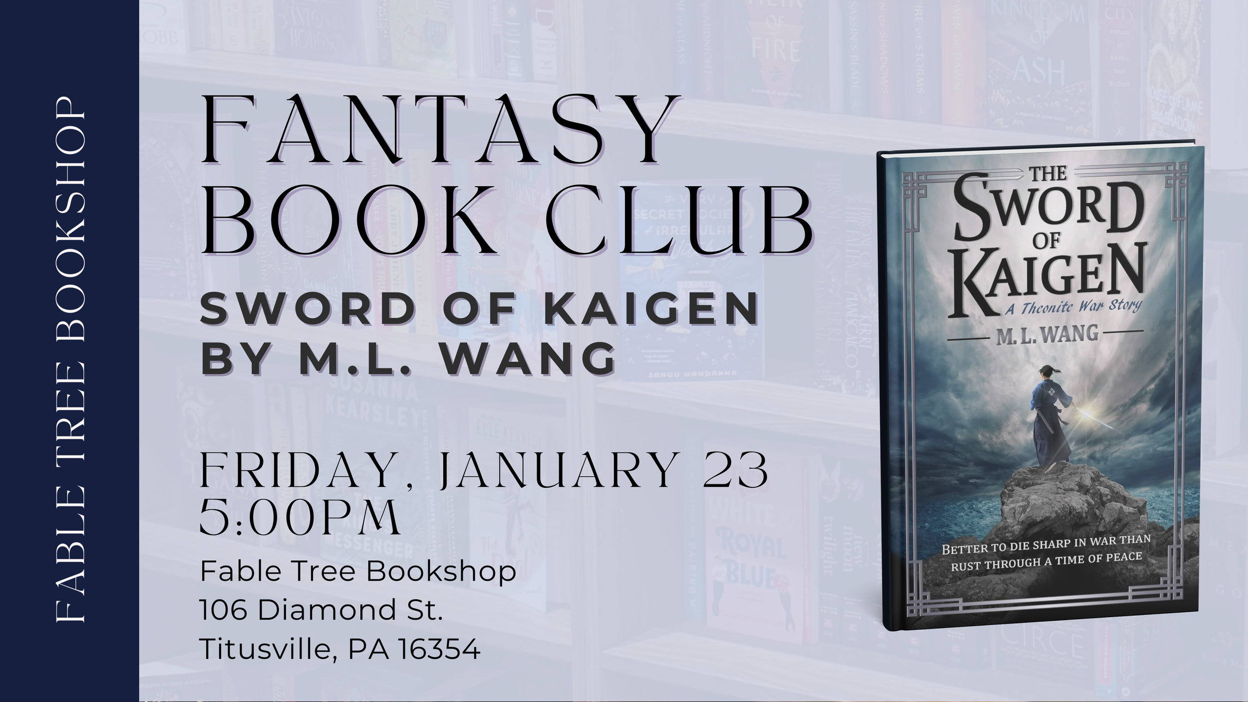 Fantasy Book Club The Sword of Kaigen
