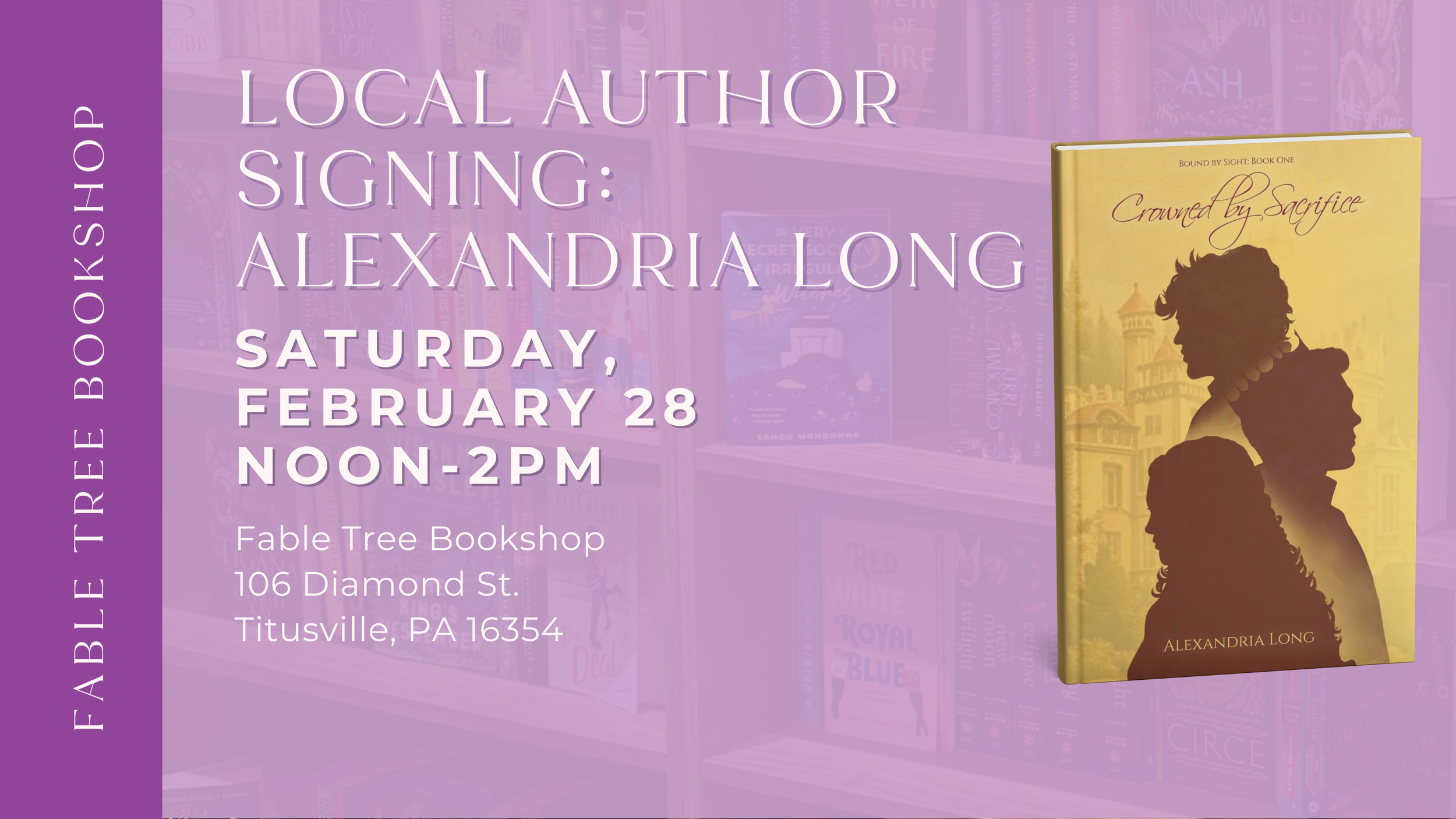 Local Author Signing: Alexandria Long