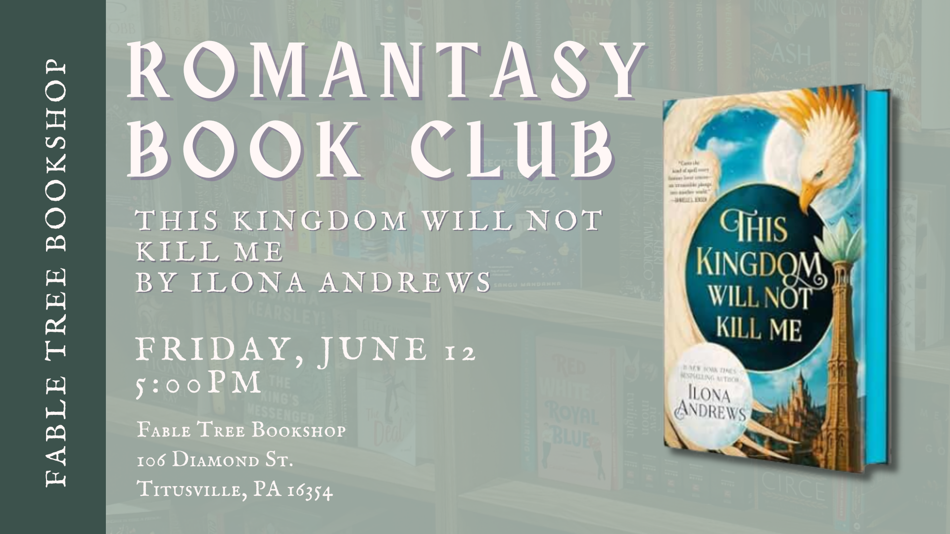Romantasy Book Club: This Kingdom Will Not Kill Me