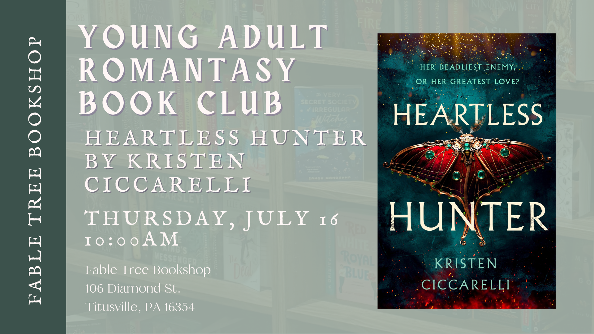 Young Adult Romantasy Book Club