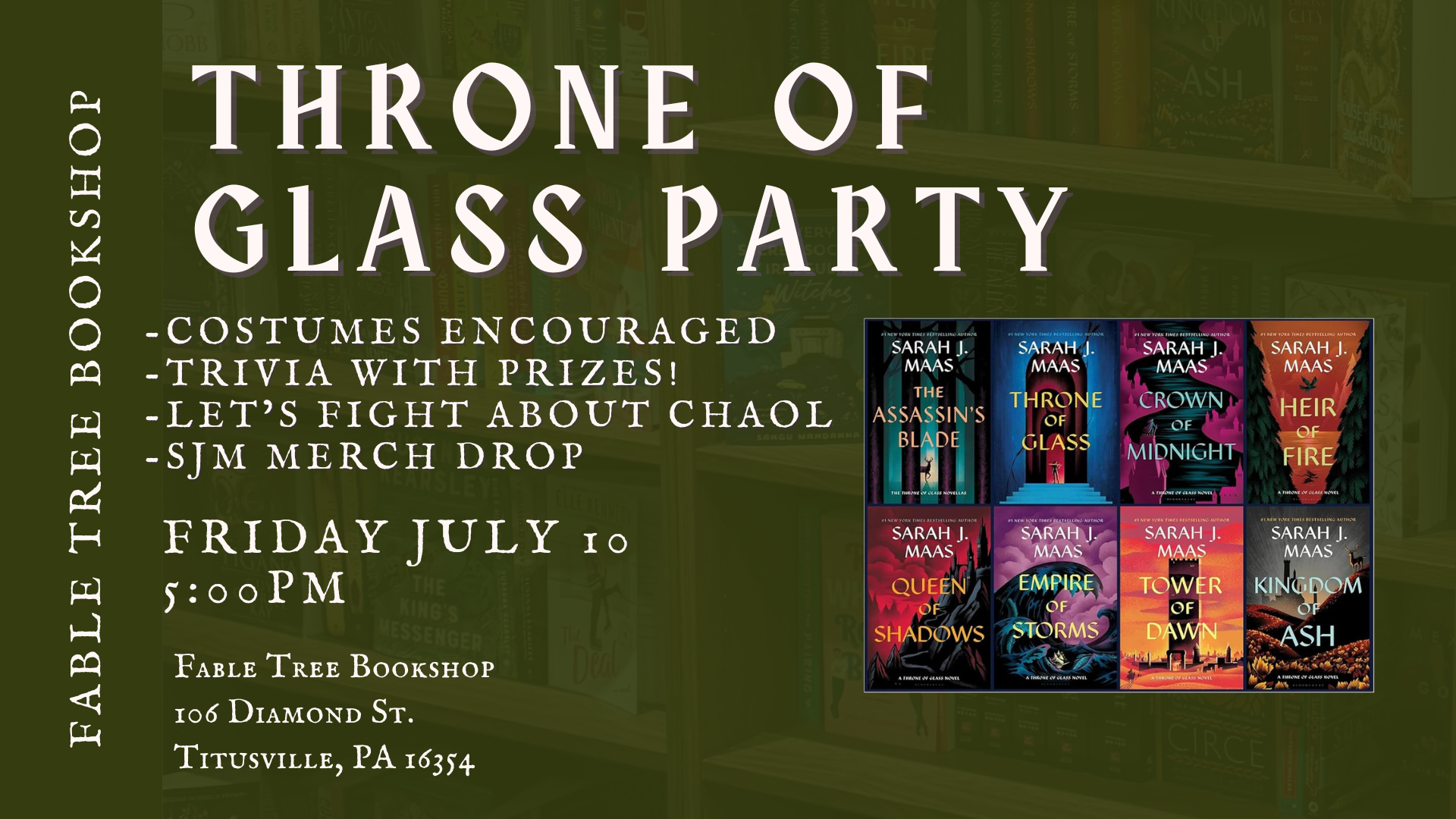 Throne of Glass Party