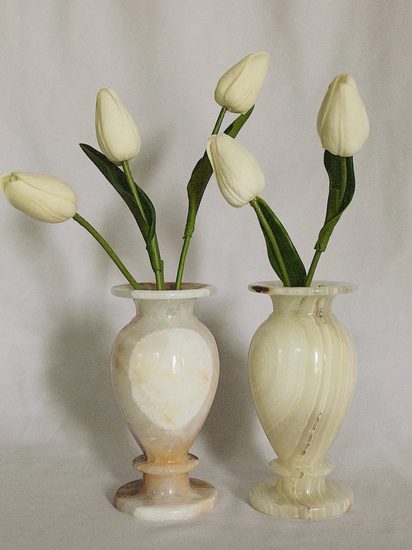Sent the most stunning onyx vases off to their new home today🪐🤍
If you missed out on these beauties, not to worry! There are more stunning options available! Head to our website CheckmateHomeInteriors.com and browse the &ldquo;vase&rdquo; category 