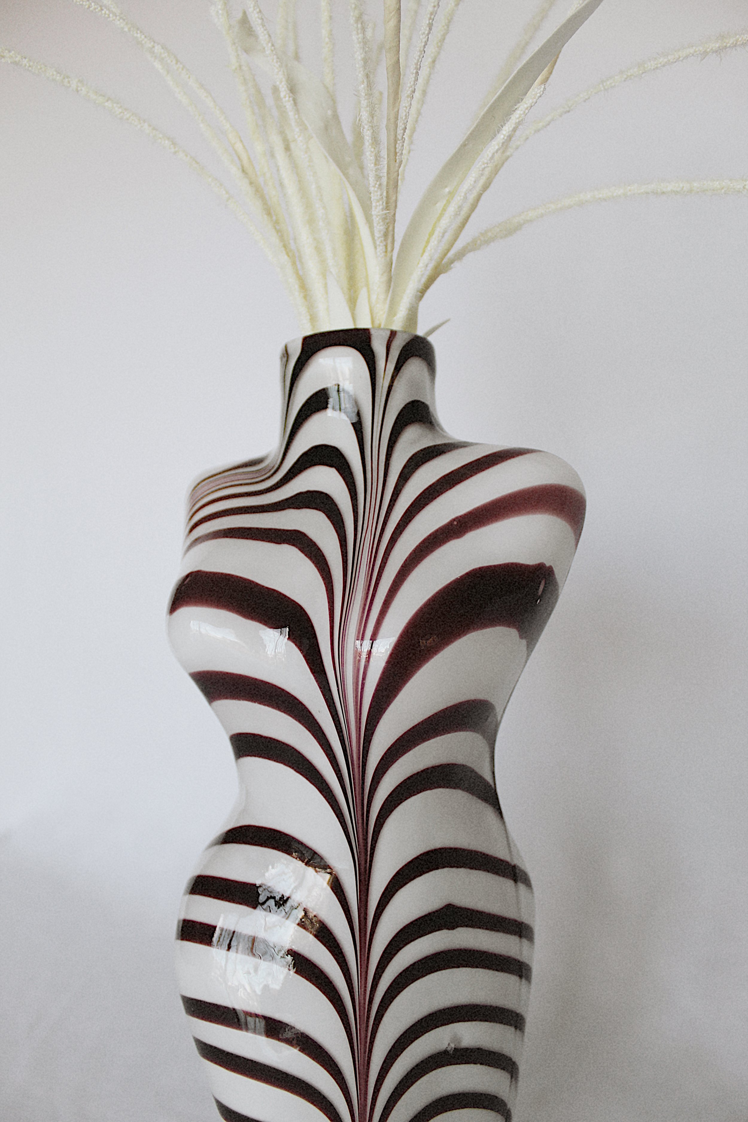 Oversized Glass Bust Vase
