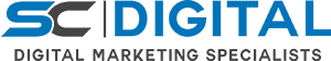 Logo with the text 'S DIGITAL' and the tagline 'DIGITAL MARKETING SPECIALISTS' beneath it.