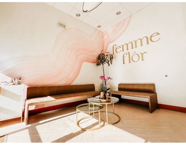 Branding, art curation (women artists), sourcing, planning, and interior design services for a new women's medical clinic in Portland, OR