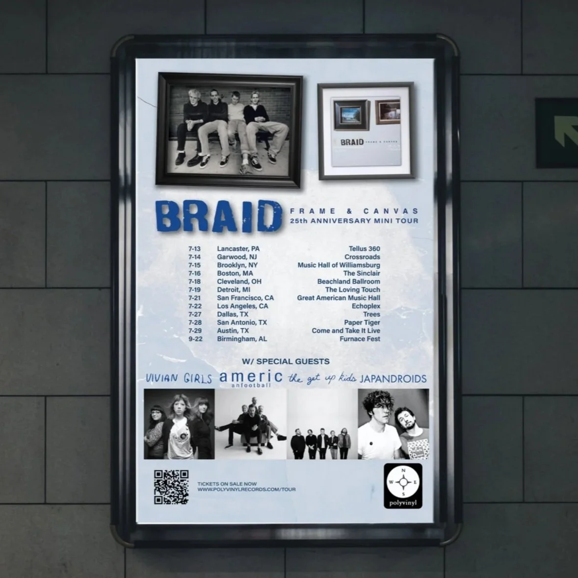 BRAID Tour Poster