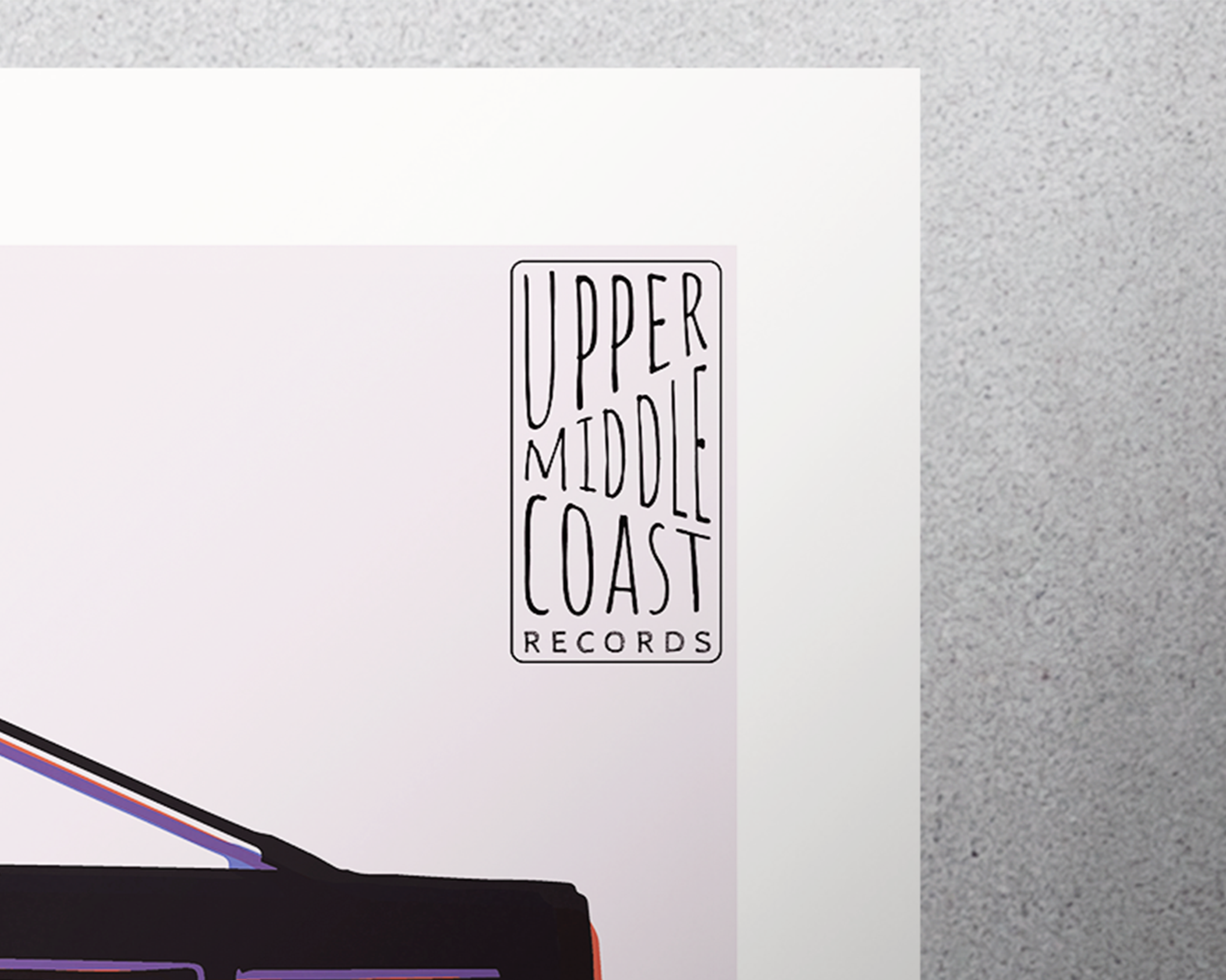 Upper Middle Coast Records Branding