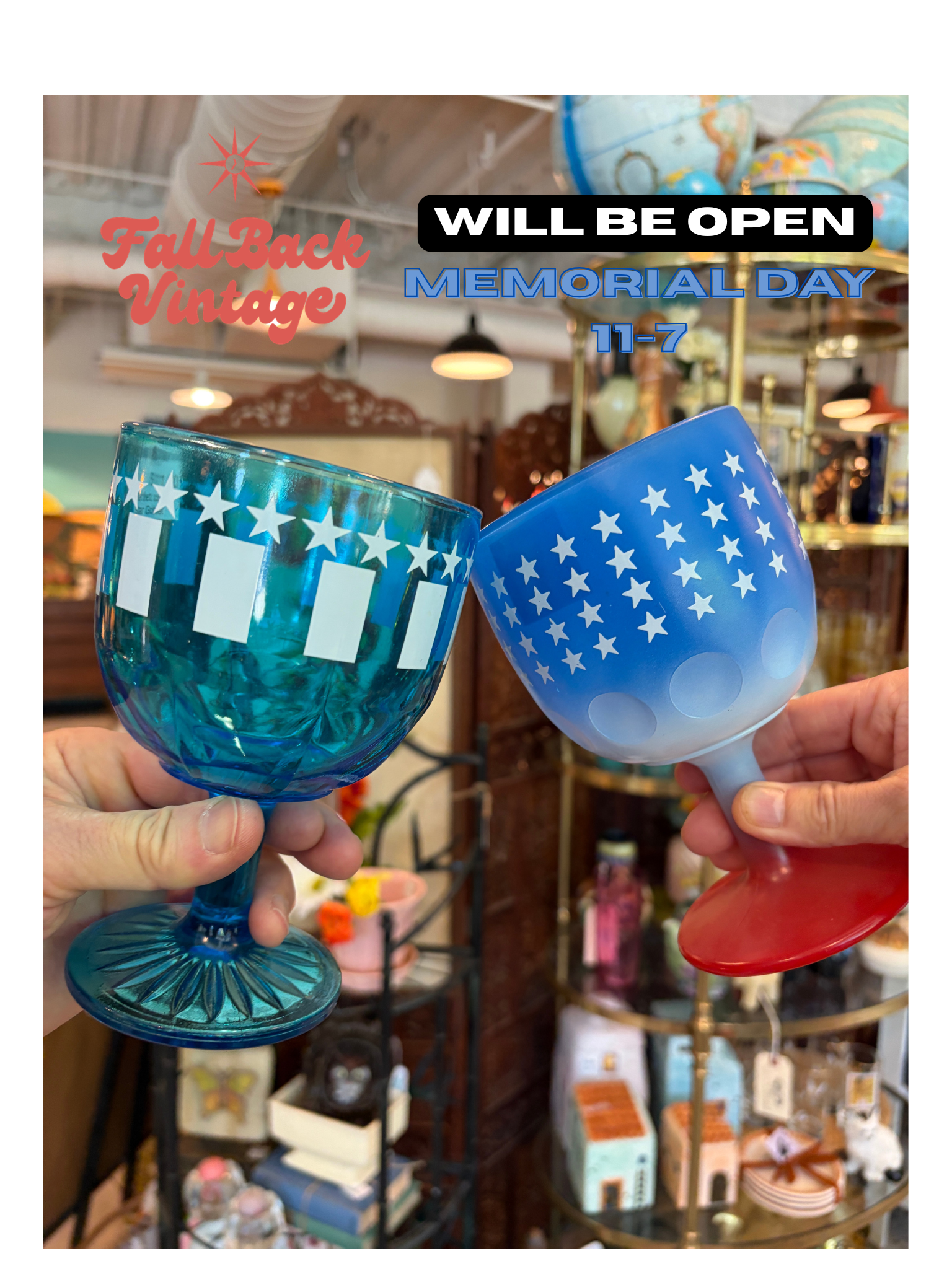 Memorial Day - we will be open!