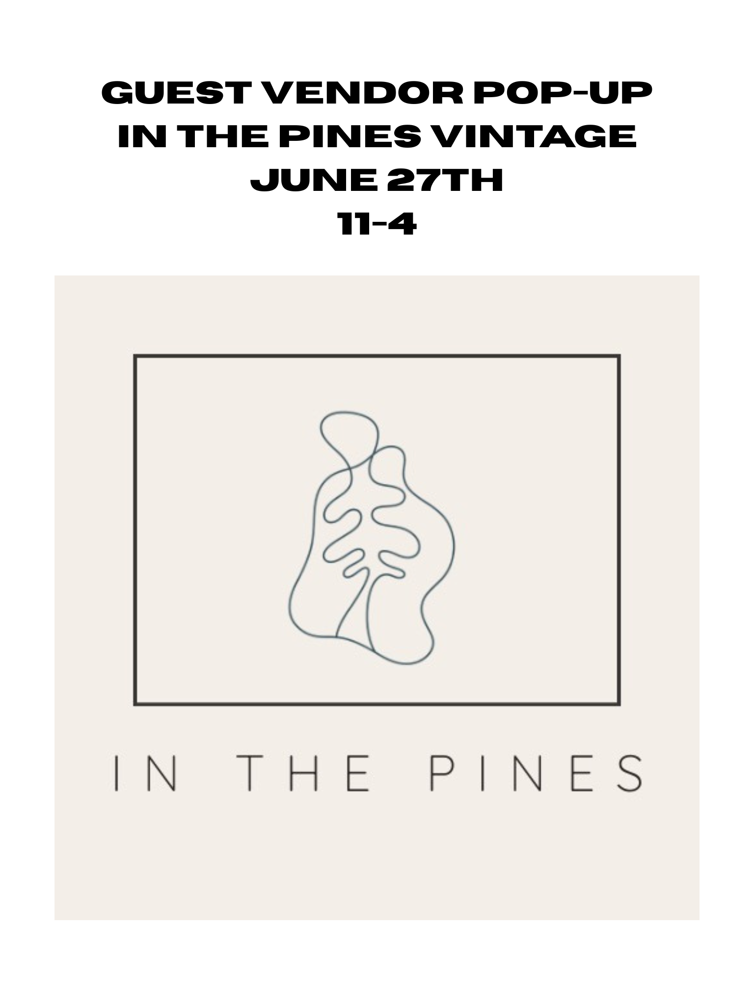 Guest Vendor - In the Pines