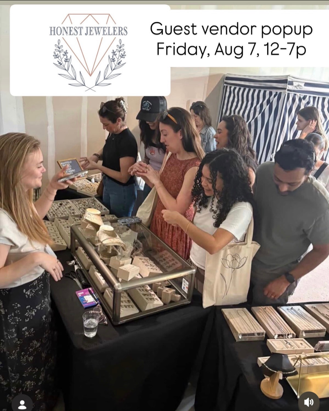 Guest Vendor Popup - Honest Jewelers