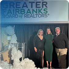 Jennifer Thompson at the Greater Fairbanks Board of Realtors convention
