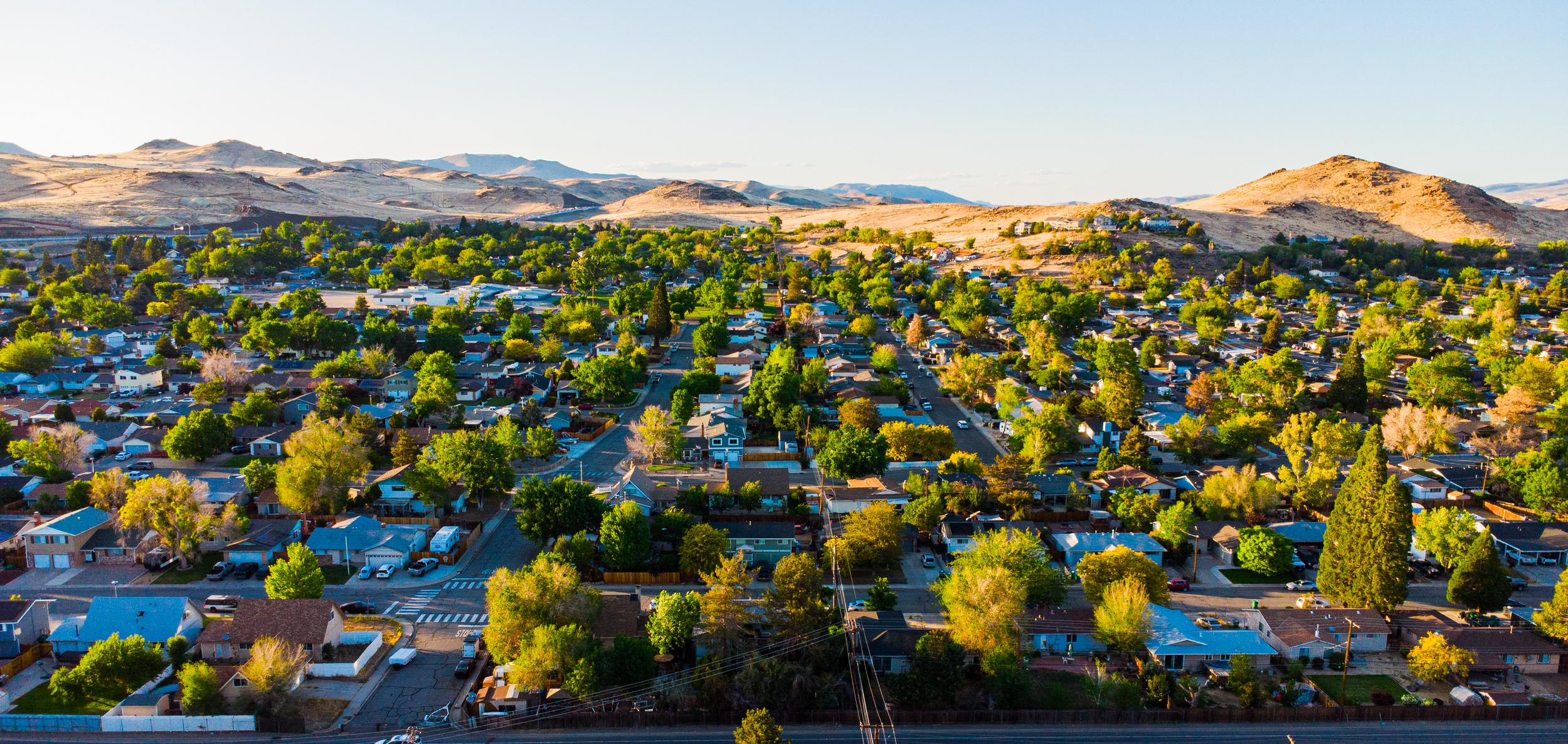 Aerial photograph of Sparks, Ward 2 looking North.