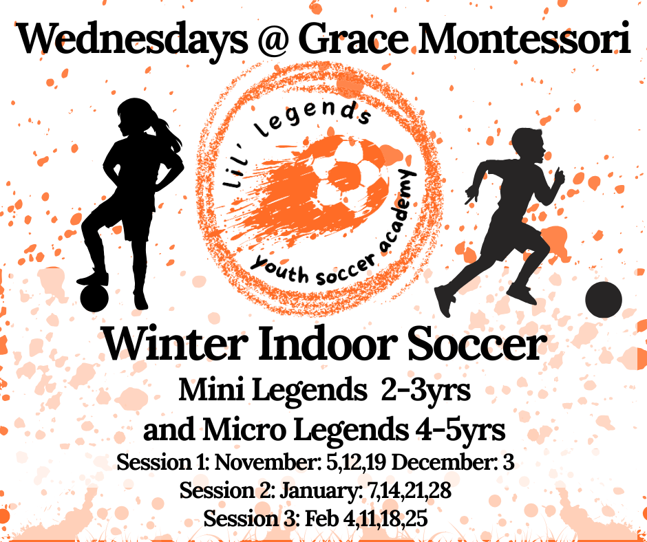 Grace Montessori Micro/Mini Indoor Soccer (Session 3)