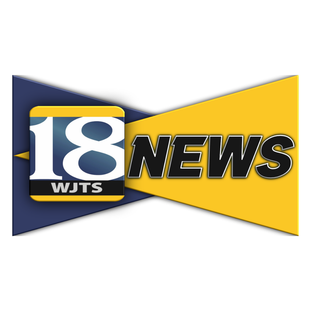 Logo redesign for 18 WJTS News, including original logo.