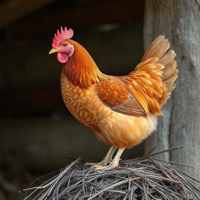 "MERYL CHEEP"
This hen loves to put on a show