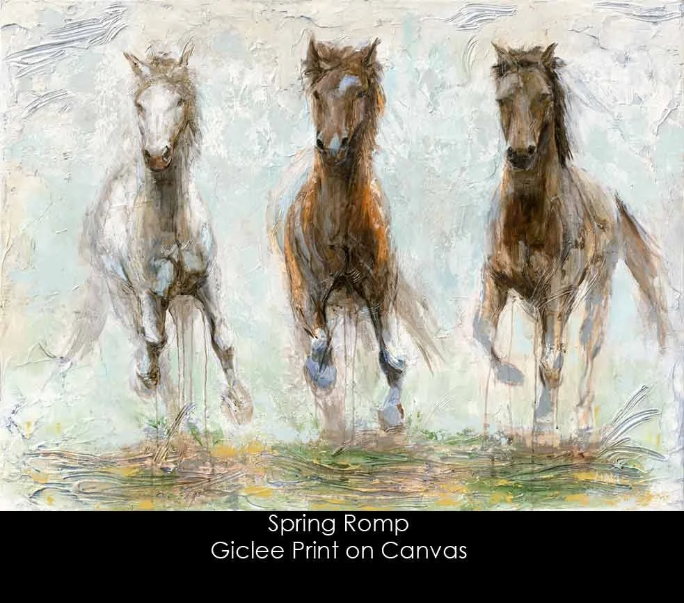 Spring Romp - Acrylic on Canvas, 36 x 48"