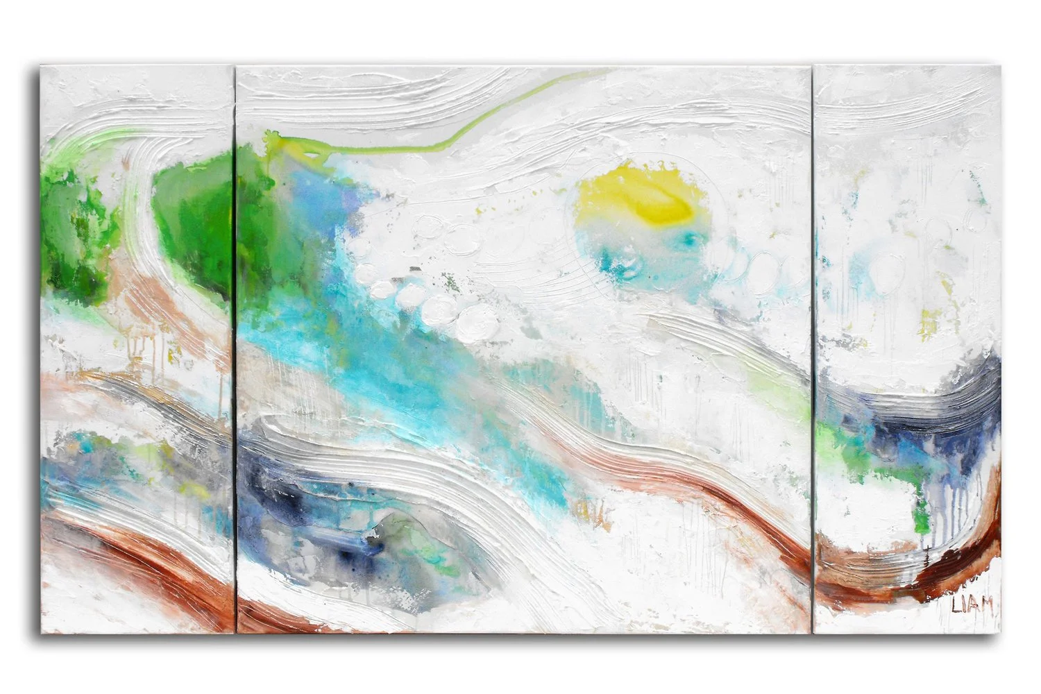 Release - Acrylic and Pencil on Canvas - 36 x 48"