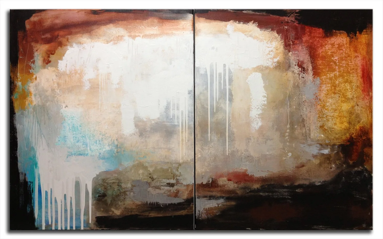 Ambient Number 4 - Acrylic on Canvas - 36 x 60"
