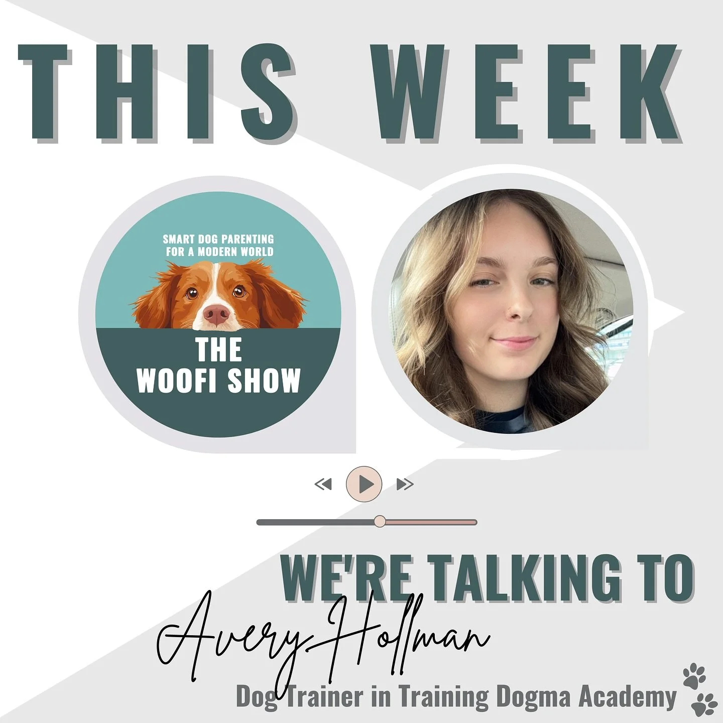⭐️ Meet this week&rsquo;s guests - Avery Hollman - Dog Trainer in Training with Dogma Academy ⭐️ Avery came on our show to talk about &lsquo;&rsquo;Essential do&rsquo;s and don&rsquo;ts for those just starting with puppy training&rsquo;&rsquo;. Avery
