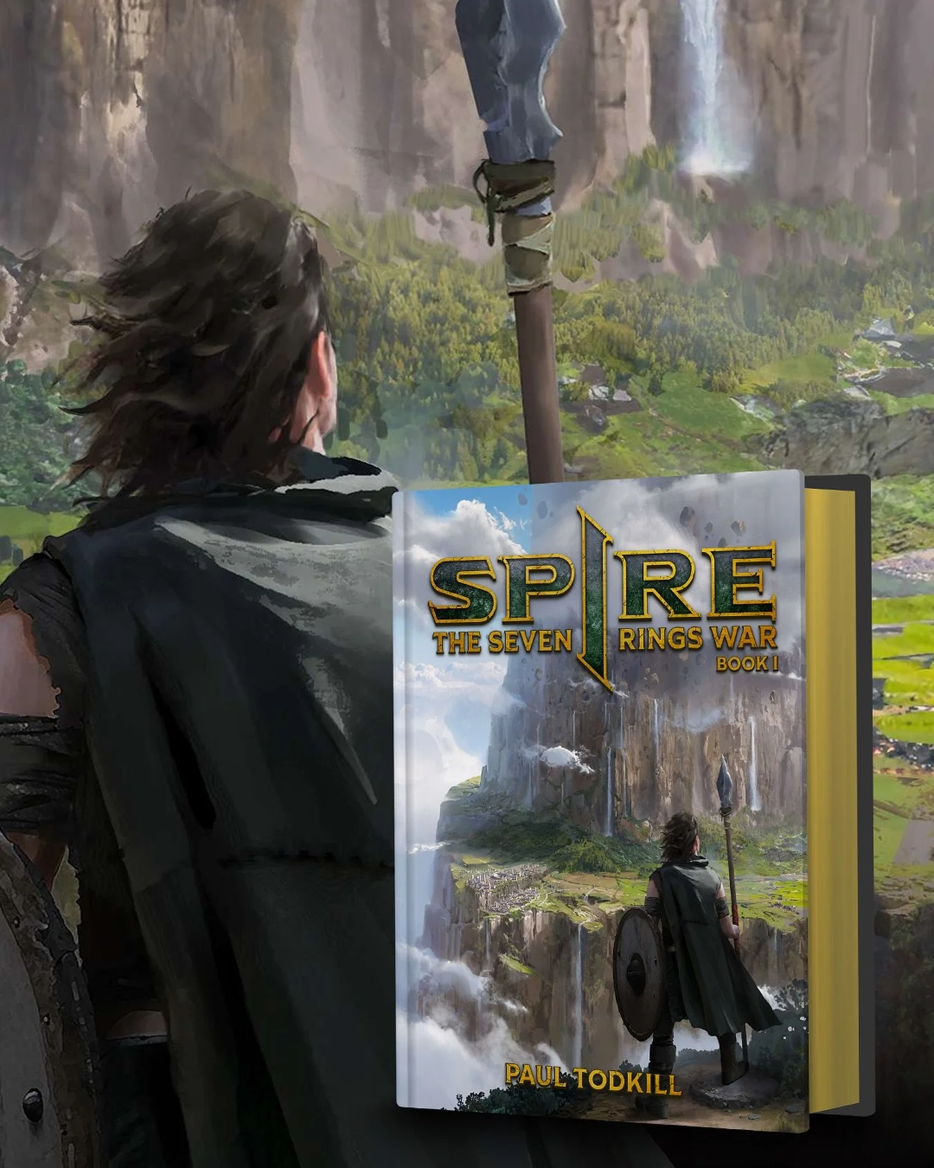 Created for Spire: The Seven Rings War by author Paul Todkill; a brutal fantasy LITRPG, where gods walk amongst men (and they&rsquo;re not fans of us).
