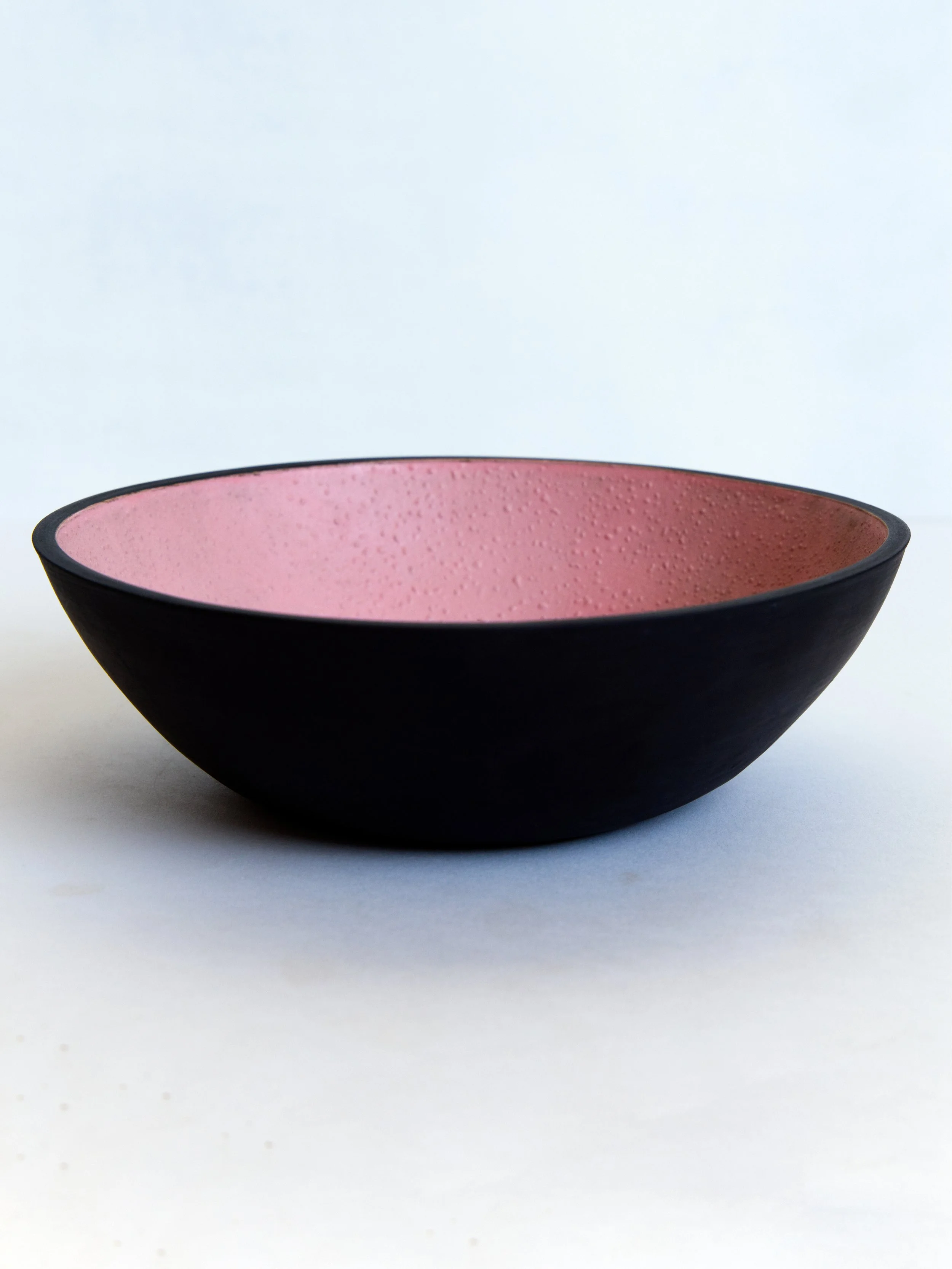 Pink and Black Bowl