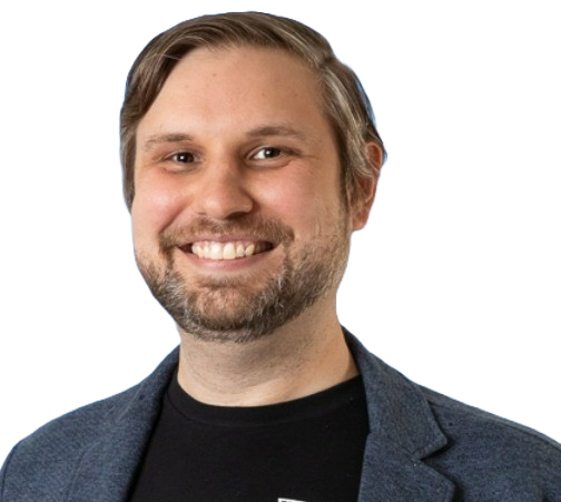 A picture of one of our clients, Stephen Sciortino (CEO of Database Tycoon), who we helped create a series of workshops for to define and optimize his internal workflows!