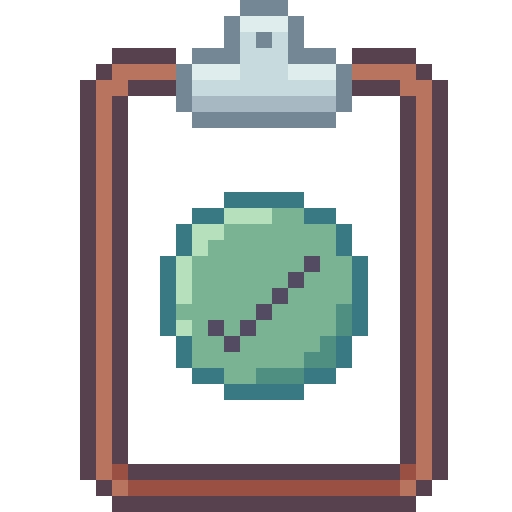 An icon of a clipboard with a check mark in it for the "Action" principle detailed in our "Approach" section