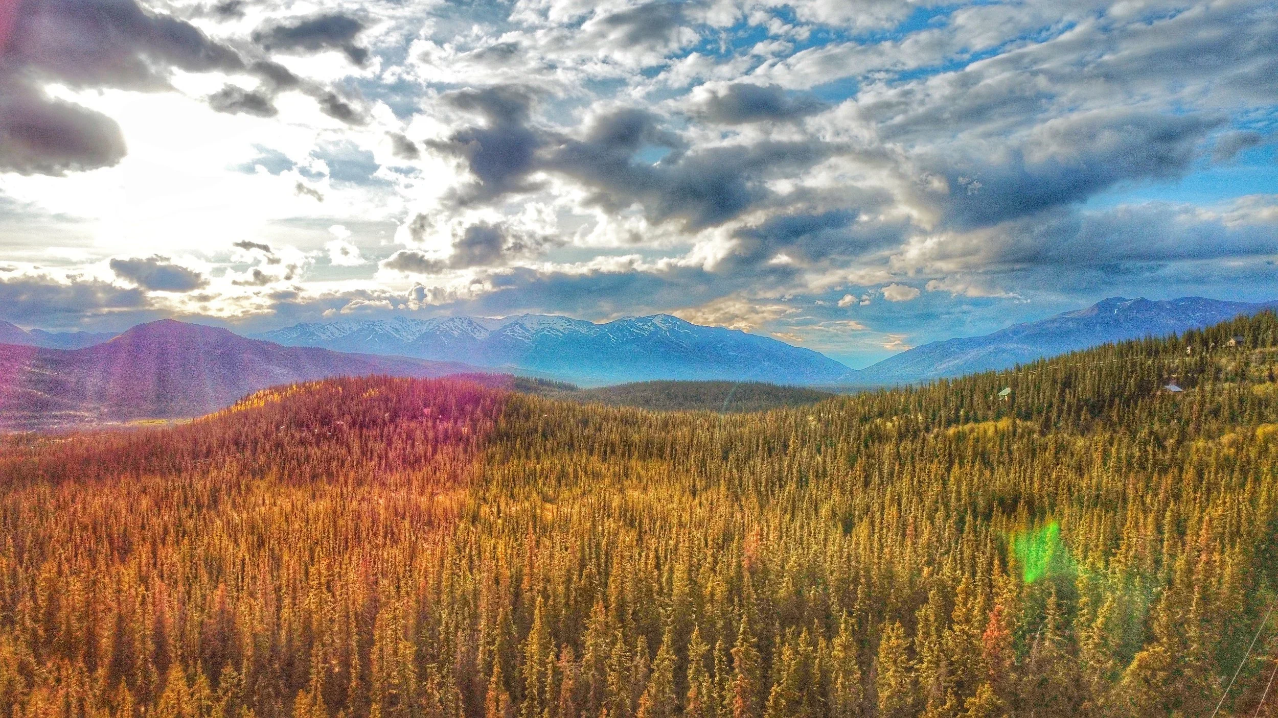 Sunset on an Alaskan Lake