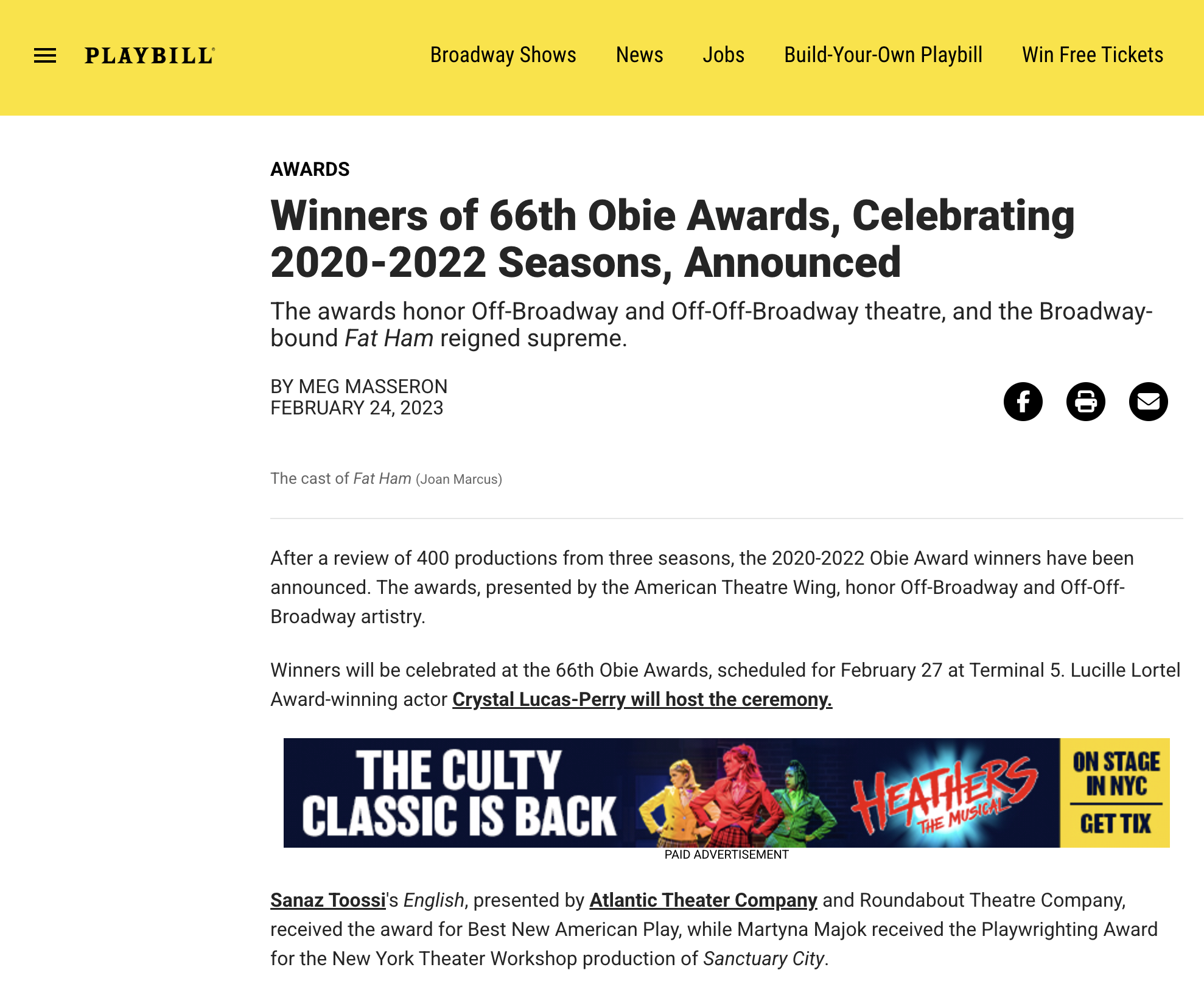Obie Award
