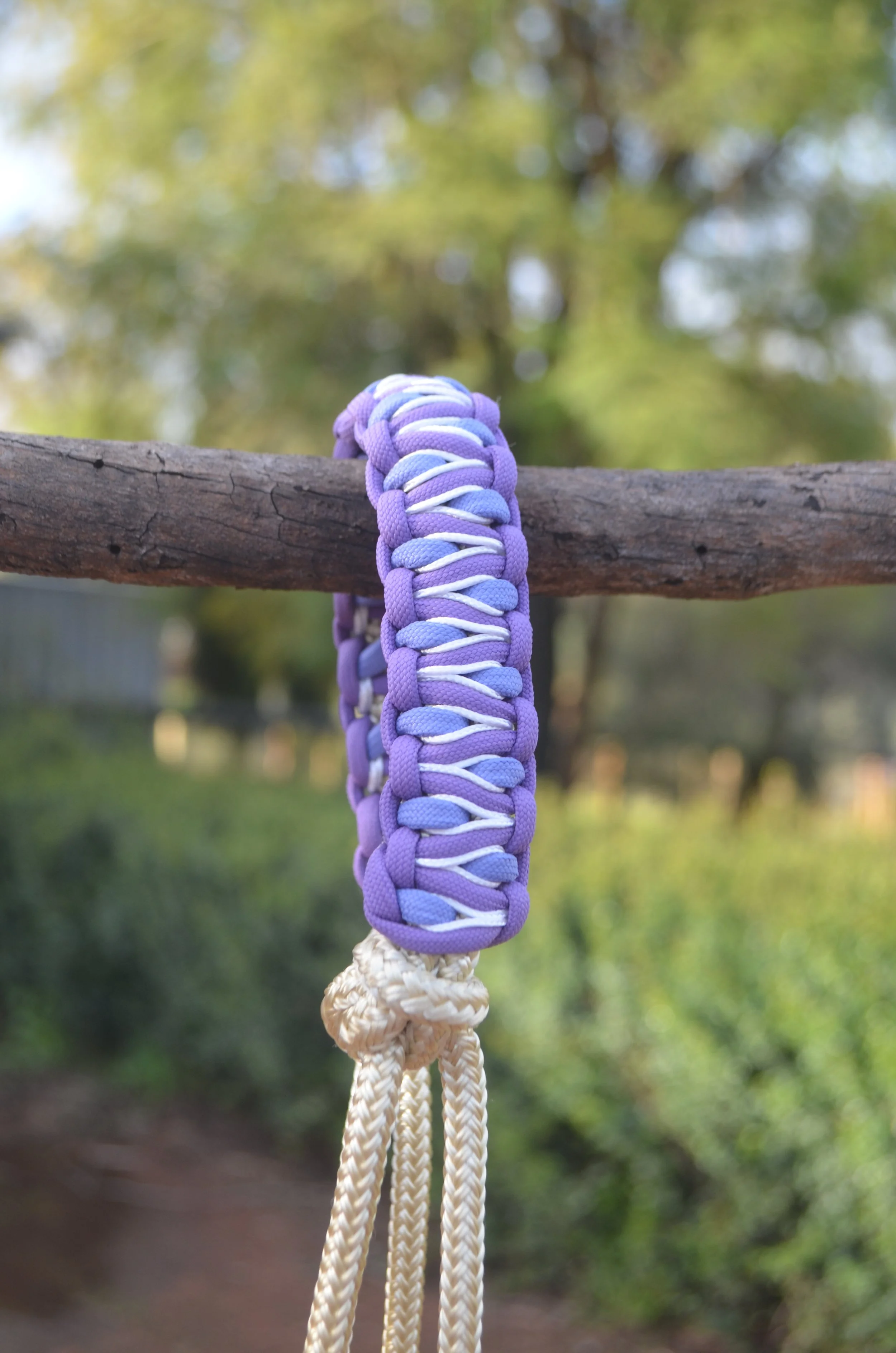 Create your own custom rope halter with snake braid noseband