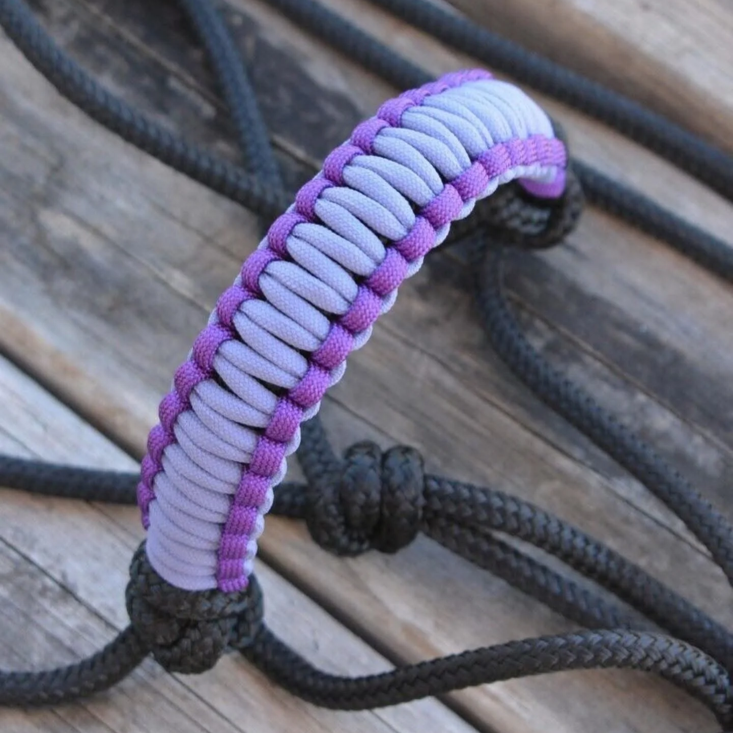 Create your own custom rope halter with braided noseband