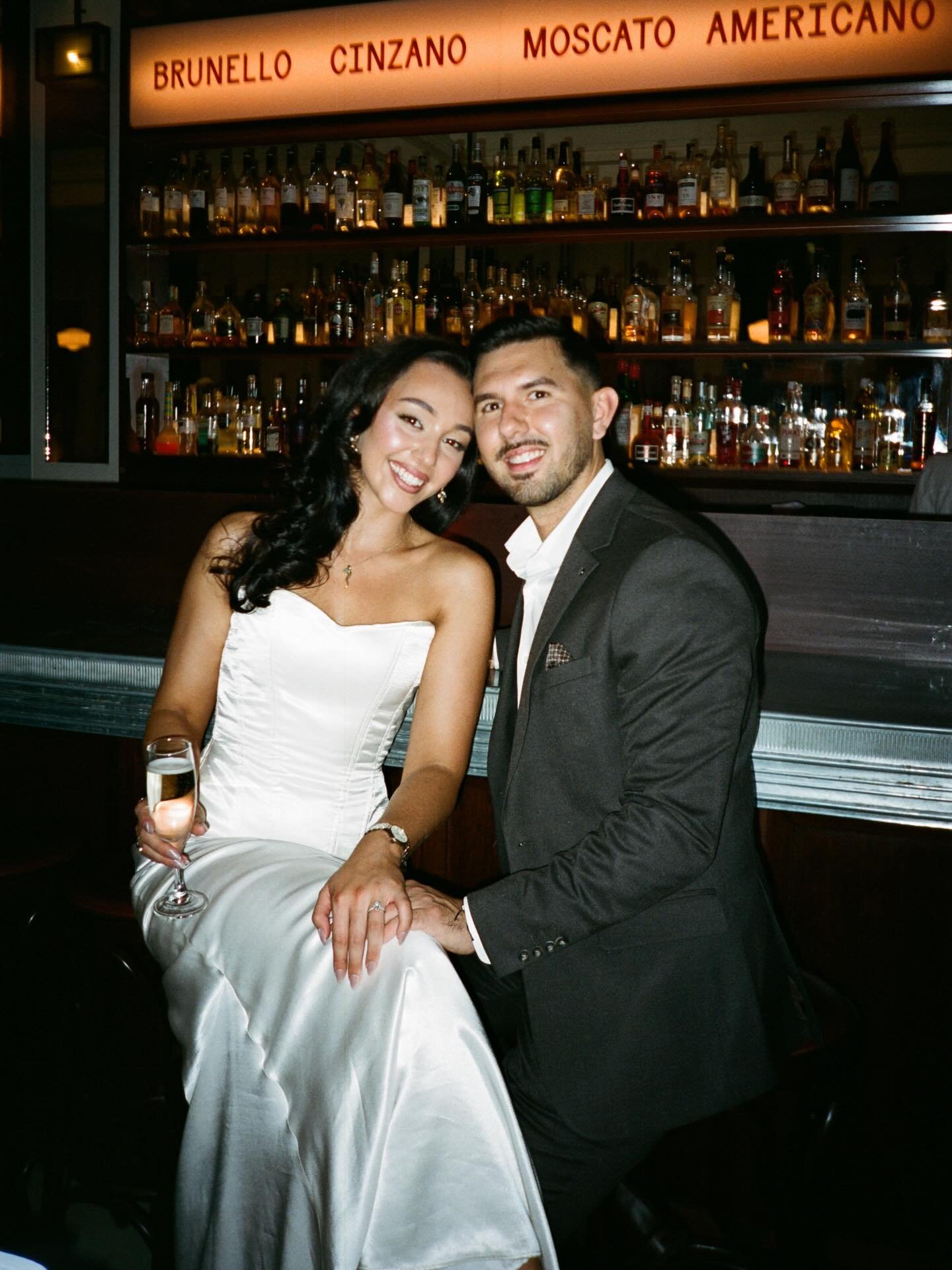 Pretty chuffed with how the 35mm film photos from Mia and Andreas&rsquo;s engagement party came out! ☺️🎞️ Shot on the new Lomo MC-A, the photos have grain, little artifacts, light leaks and vignetting, all the imperfections you&rsquo;d expect from a