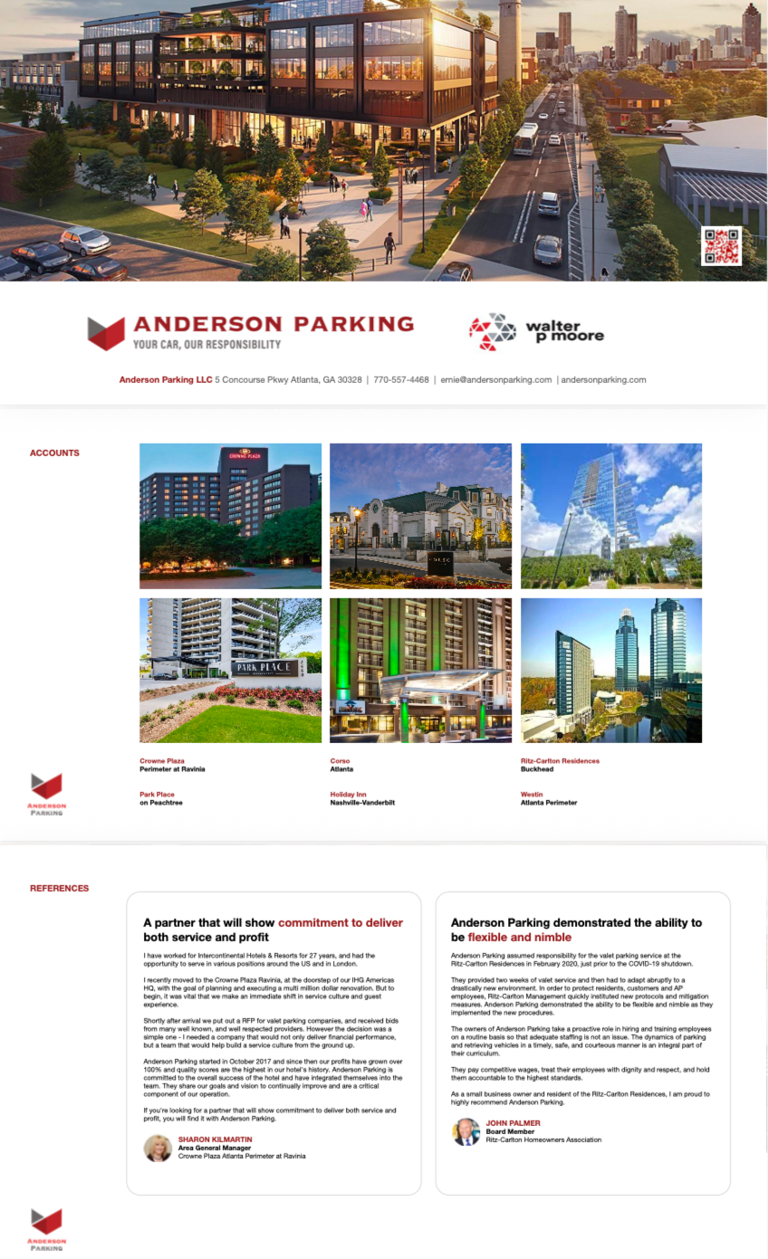Corporate deck design (excerpt)