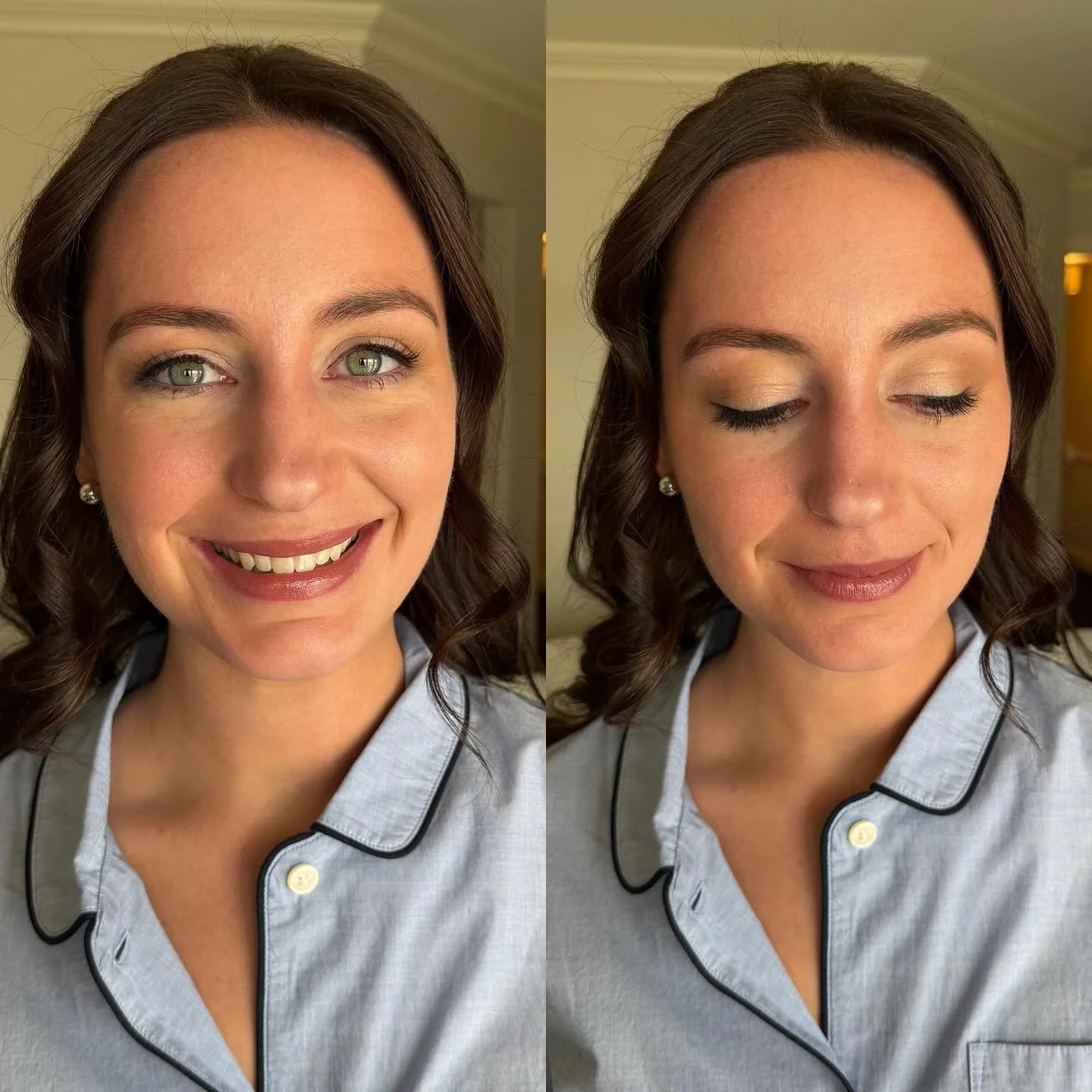 This new iPhone got me taking such nice quality pics!! Love how this look turned out for @meaghanph1 she said it was the lightest that makeup has felt on her face! She&rsquo;s gorgeous so I didn&rsquo;t have to do much! 😍

Representing @beautycollec