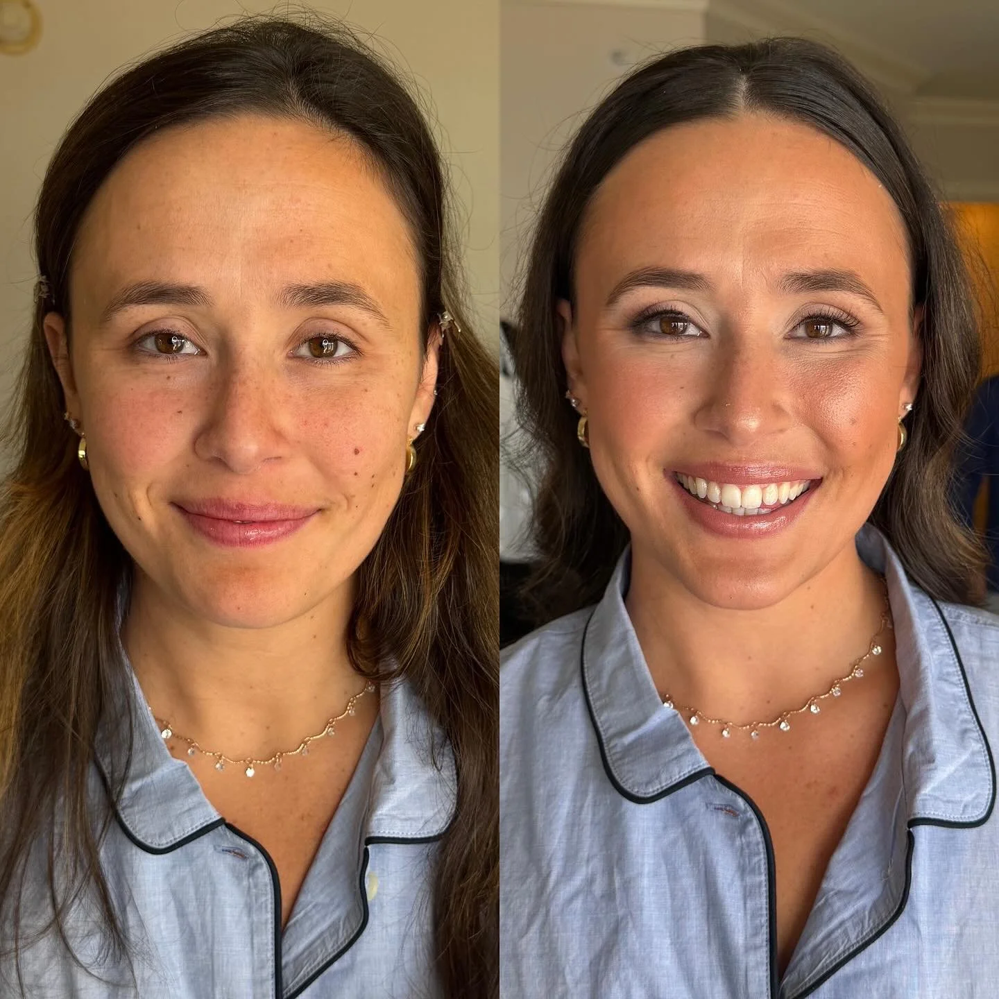 Another beauty from this past weekend! 🤩 @baileylopez 

Representing @beautycollectivebridalteam &amp; @beautycollectivenetwork 

#bostonmakeupartist #makeupartist #naturalmakeup #weddingmakeup #massachusetts #boston #nofilter #noedit #beforeandafte