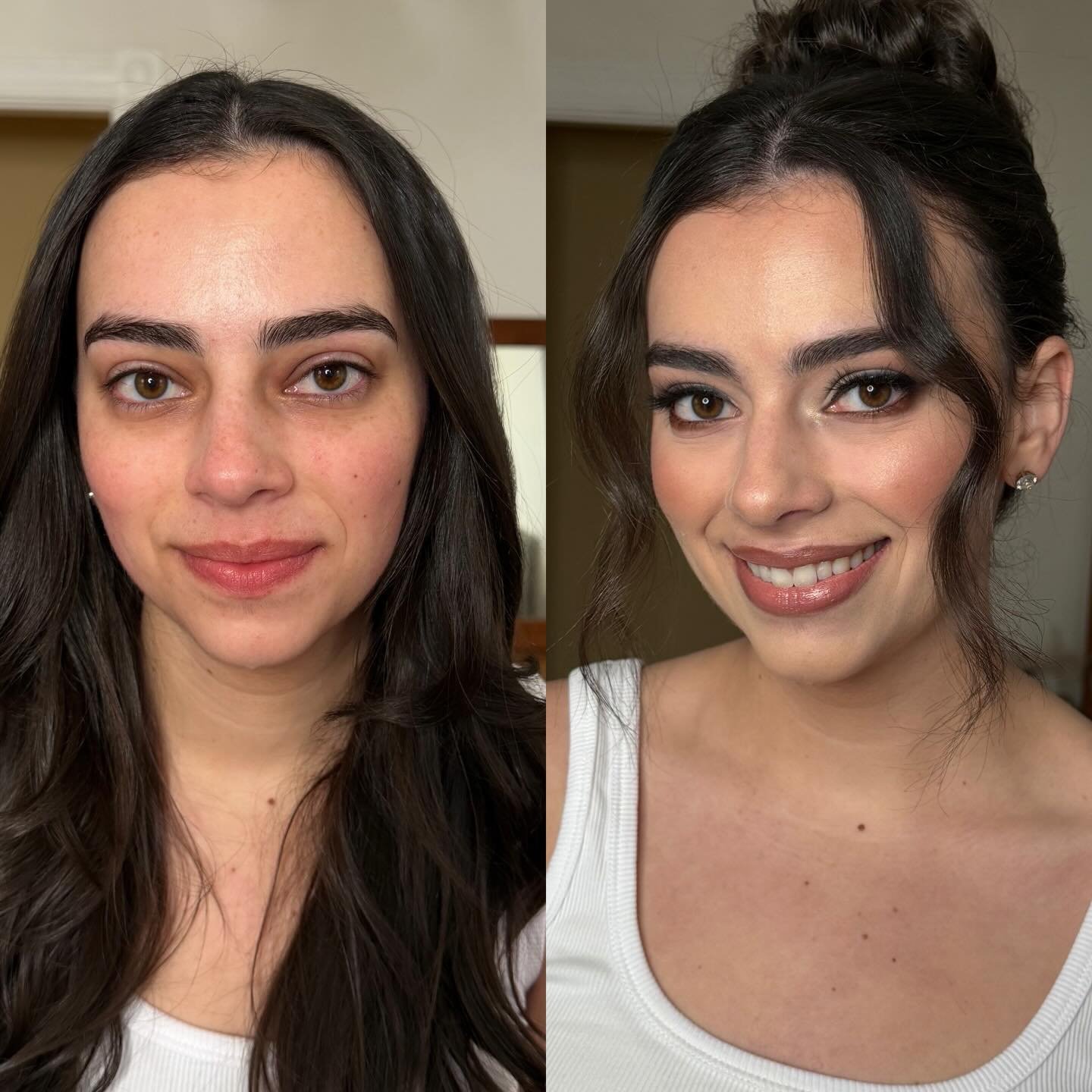 @kendalljenner doppelg&auml;nger 

Makeup: @glam_by_anna__ 
Hair: @abbiecookehair 
Model: @joelle_fitzgerald 

#beforeandafter #glammakeup #makeupartist