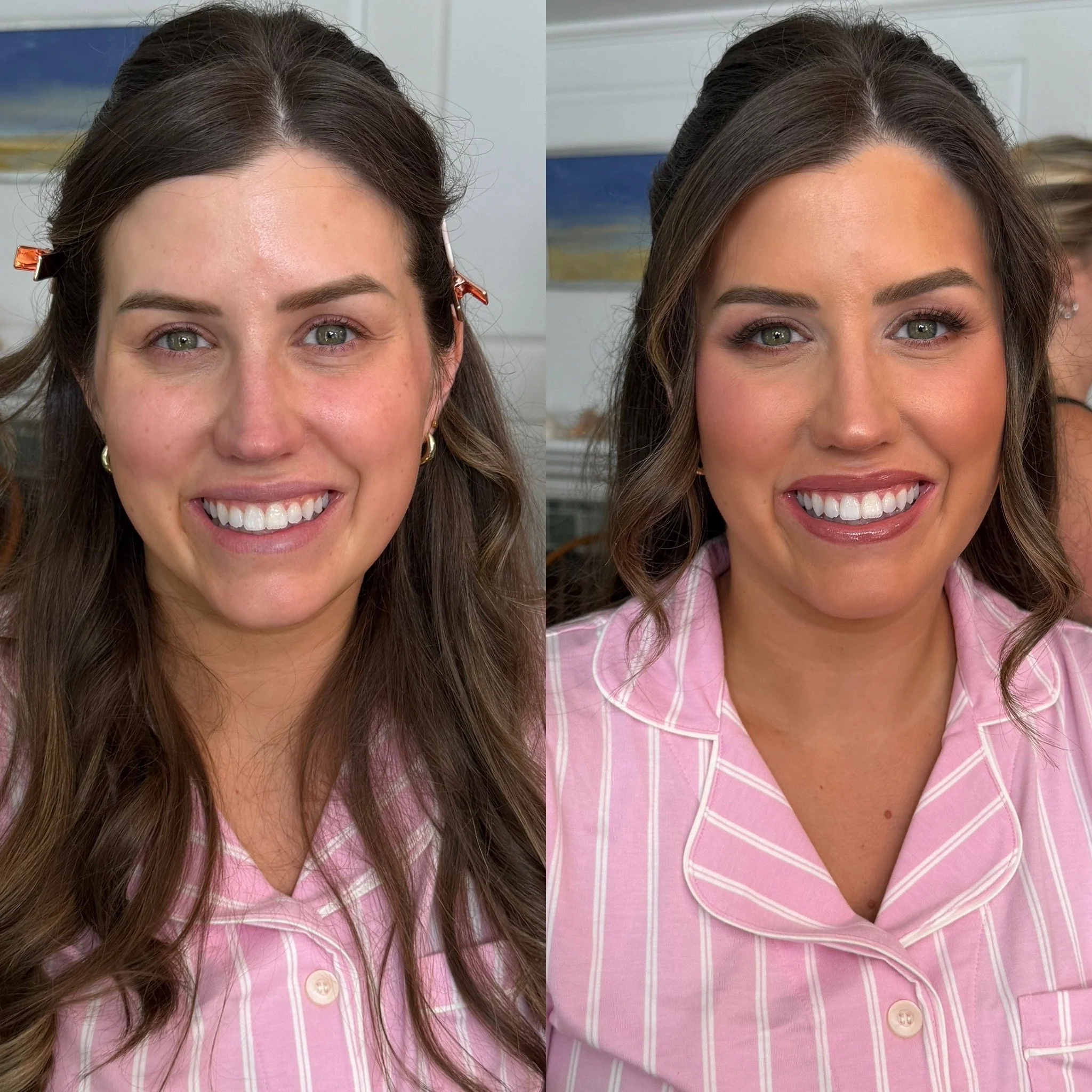 before and after makeup