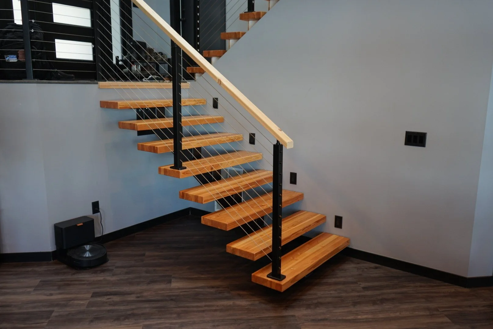 Mono stringer staircase