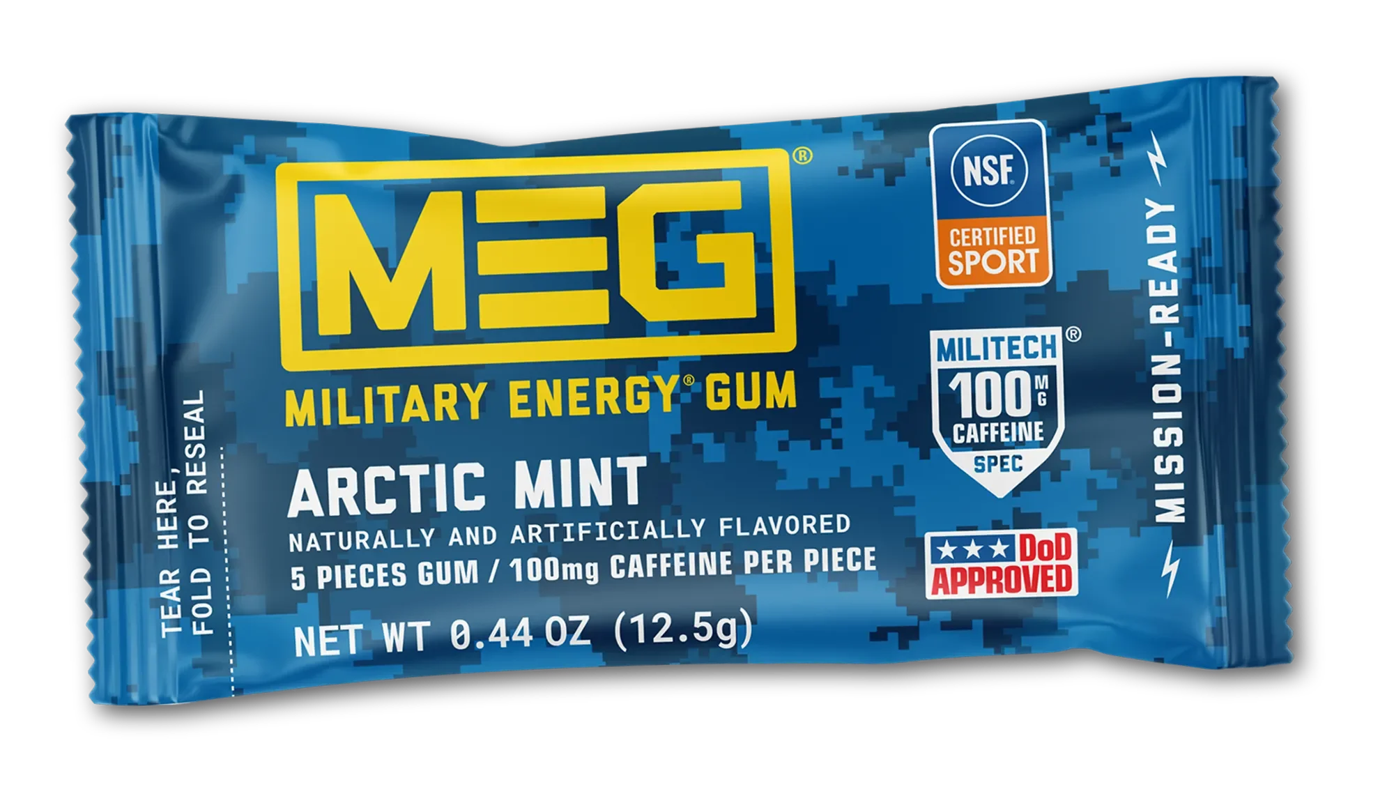 Military Energy Gum Pouch Arctic Mint
