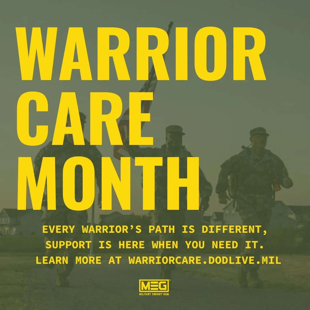 Warrior Care Month is about more than awareness &mdash; it&rsquo;s about action.
Recovery. Reintegration. Resilience.

Visit WarriorCare.DODLive.mil for official recovery resources.

#WarriorCareMonth #MilitaryEnergy #MissionReady