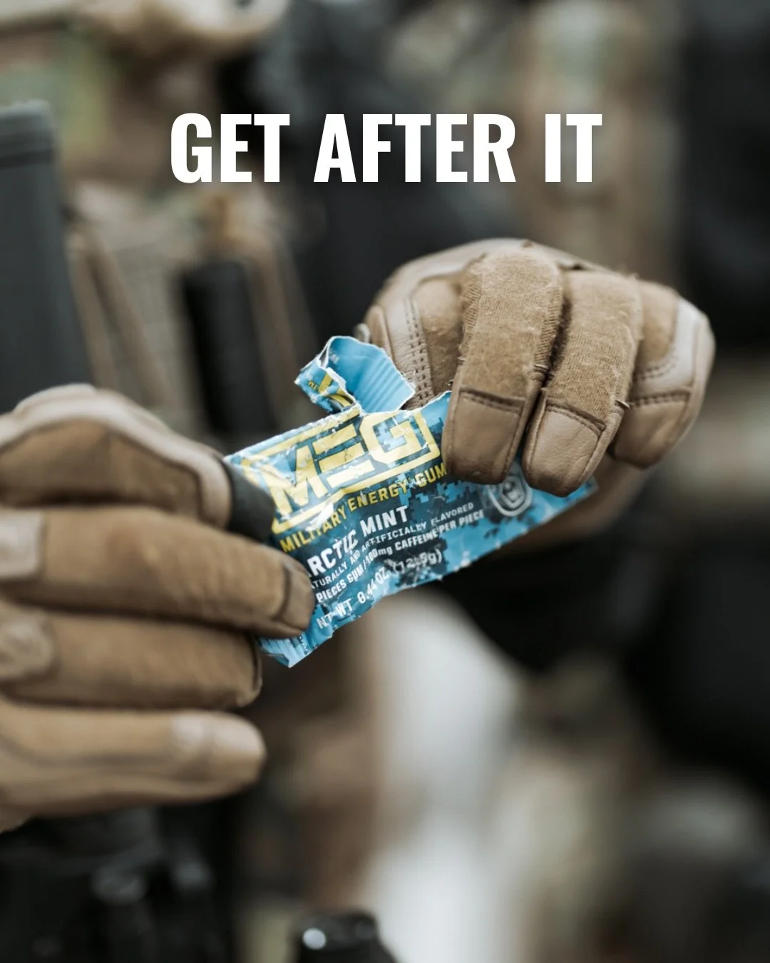 Staying sharp. #militaryenergygum