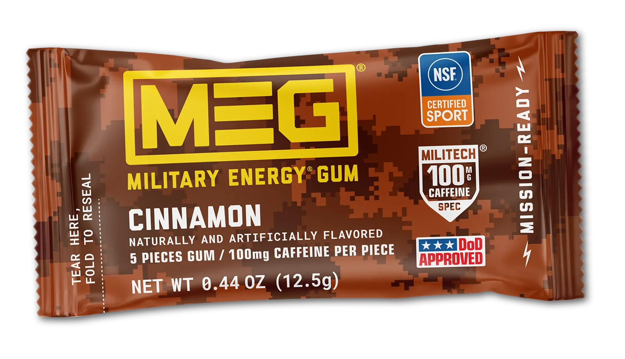 Military Energy Gum Pouch Cinnamon
