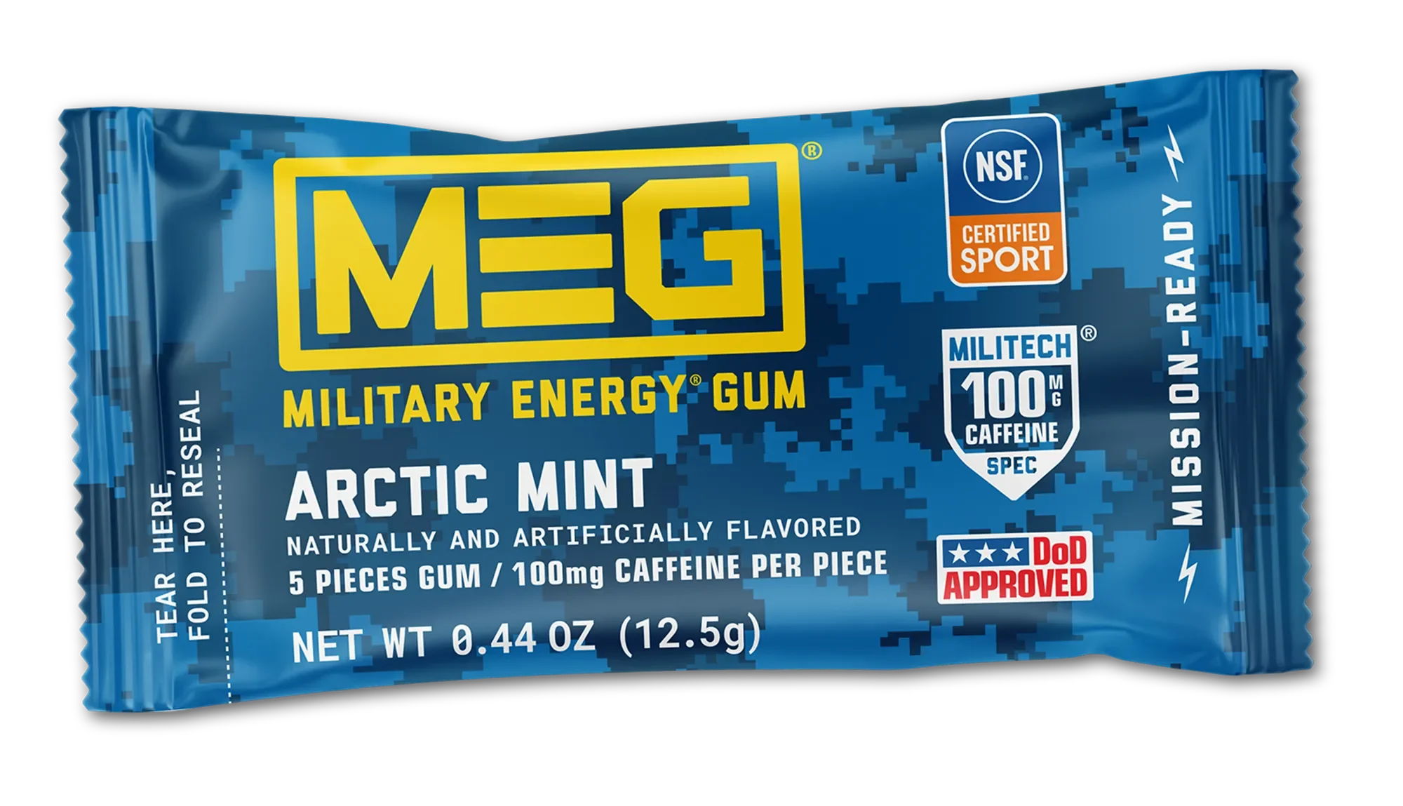 Military Energy Gum Pouch Arctic Mint