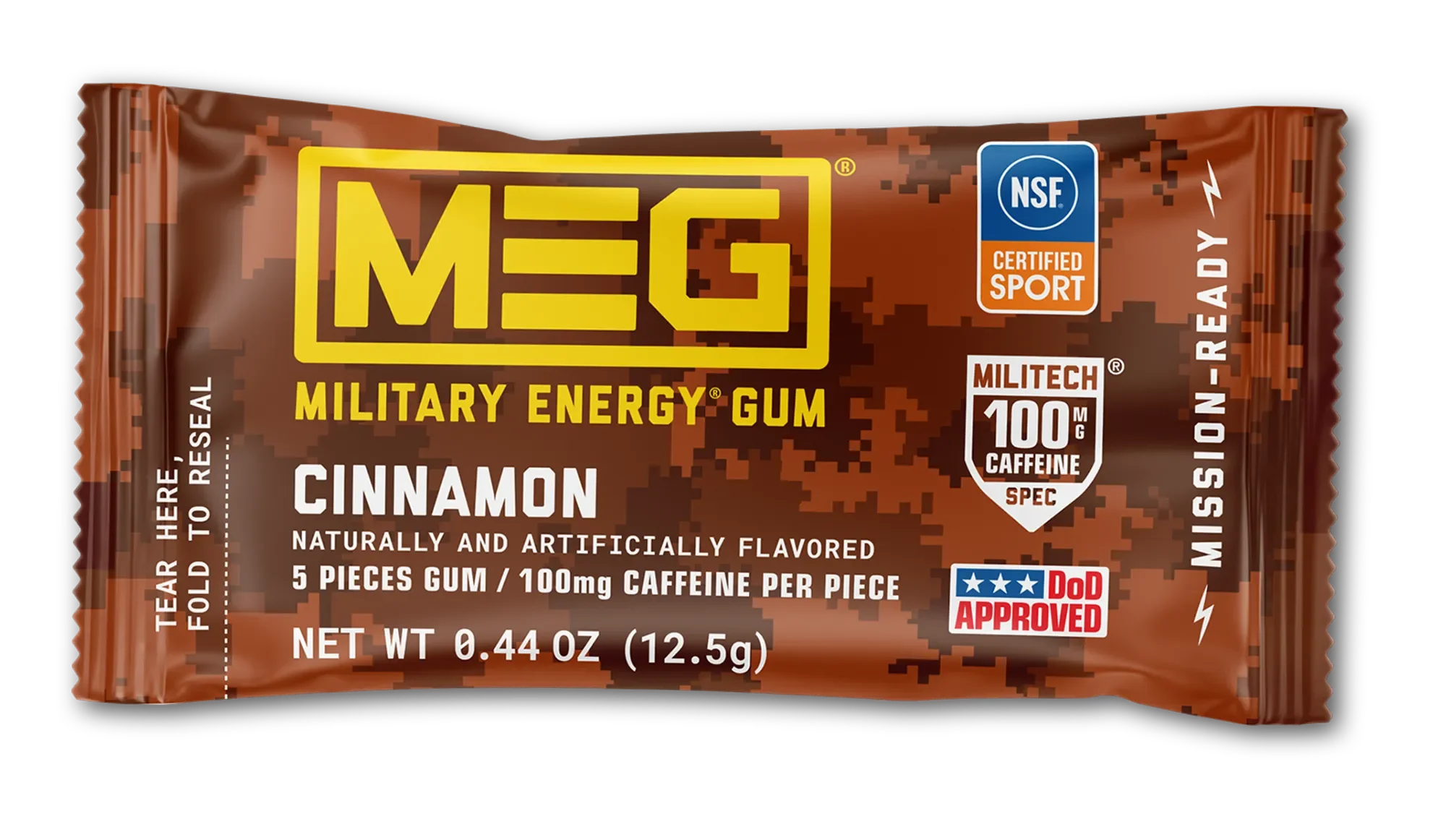 Military Energy Gum Pouch Cinnamon