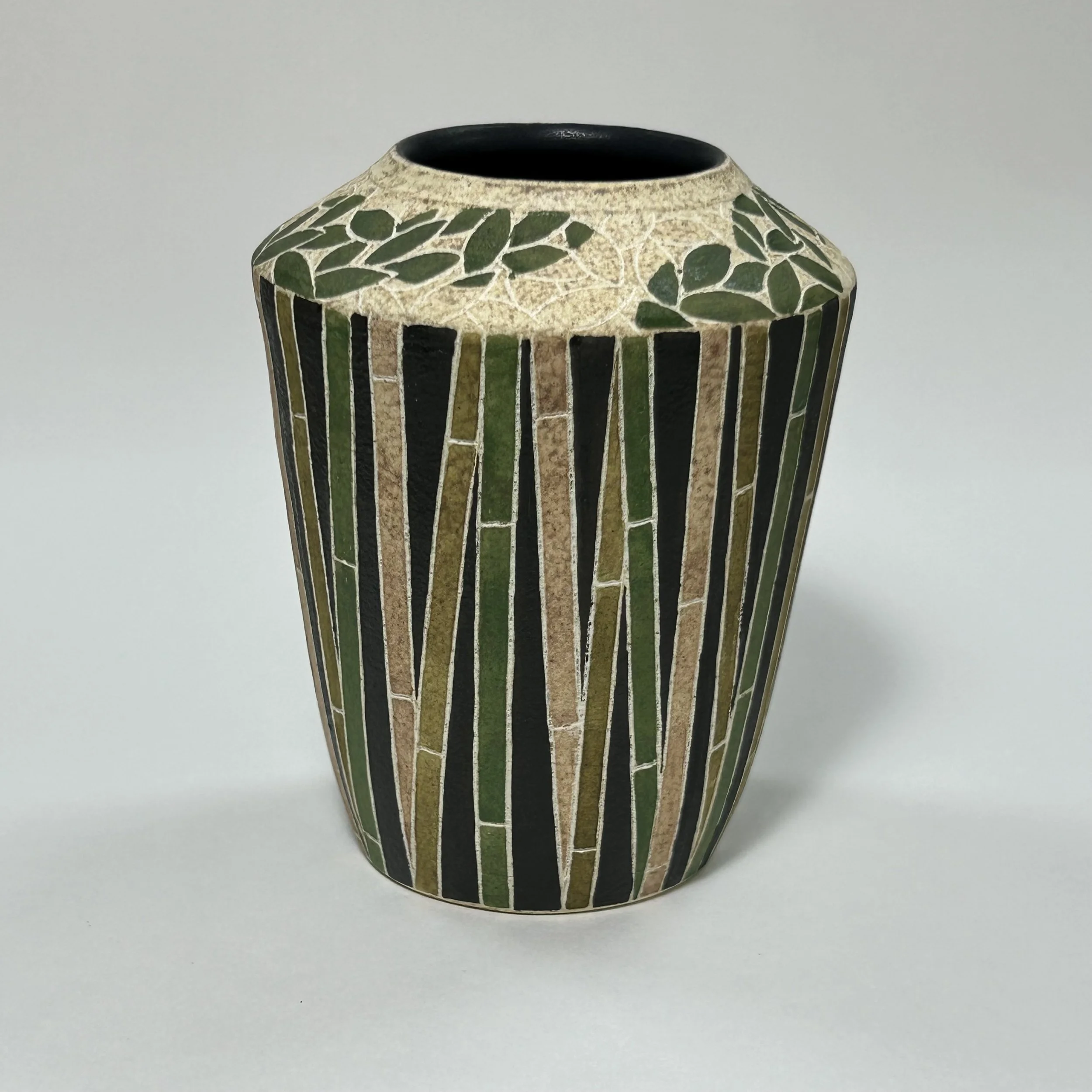 Saijiki Series: Bamboo Pattern Vase